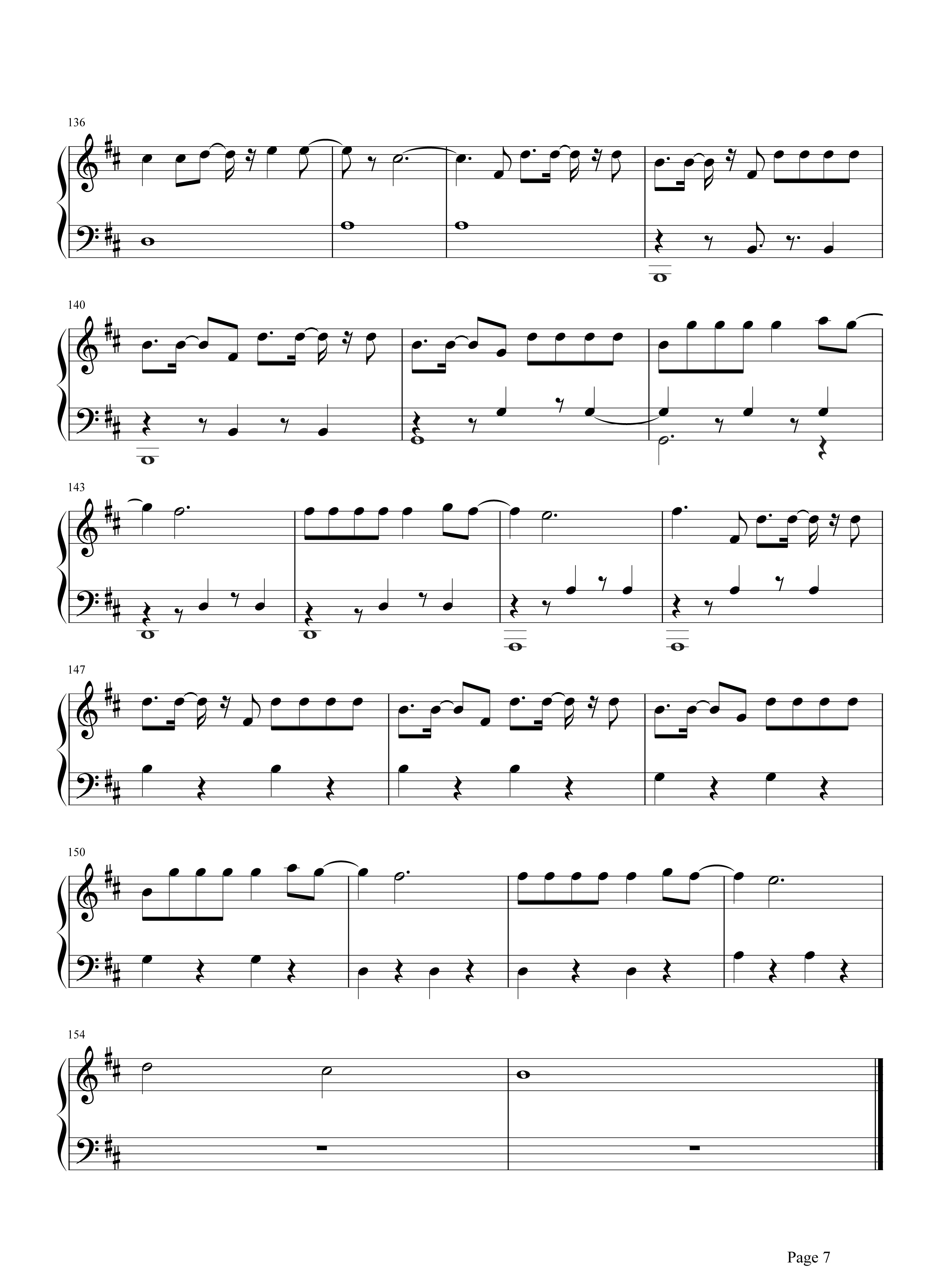 Despacito钢琴谱-Luis Fonsi Daddy Yankee-你是暗夜中的一丝光明7