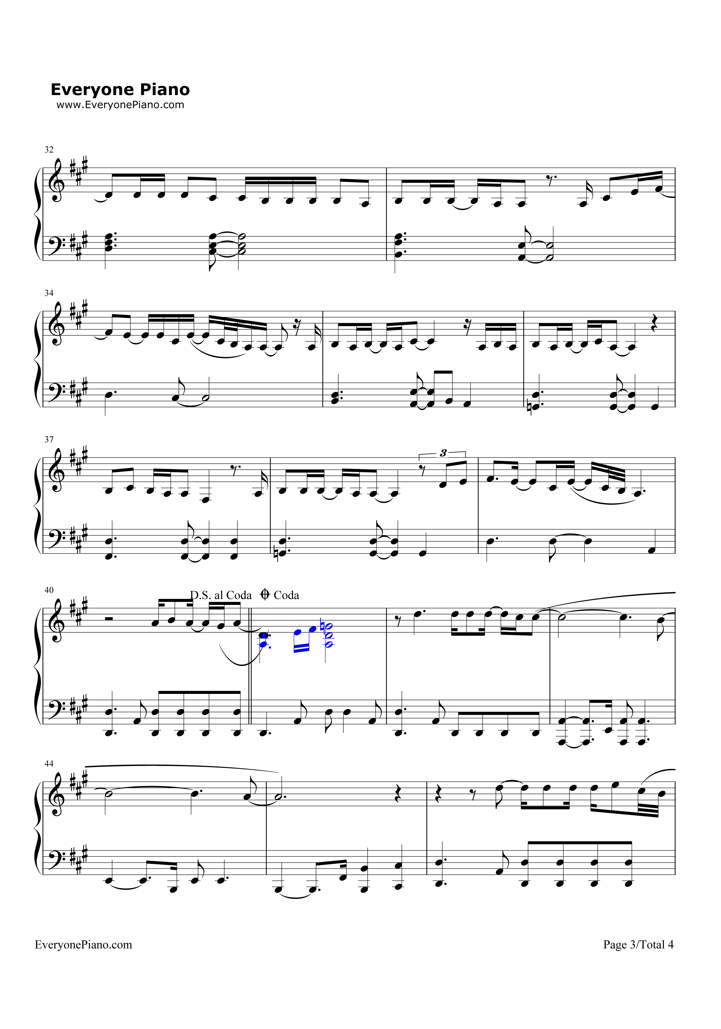 Jesus Take the Wheel钢琴谱-Carrie Underwood3