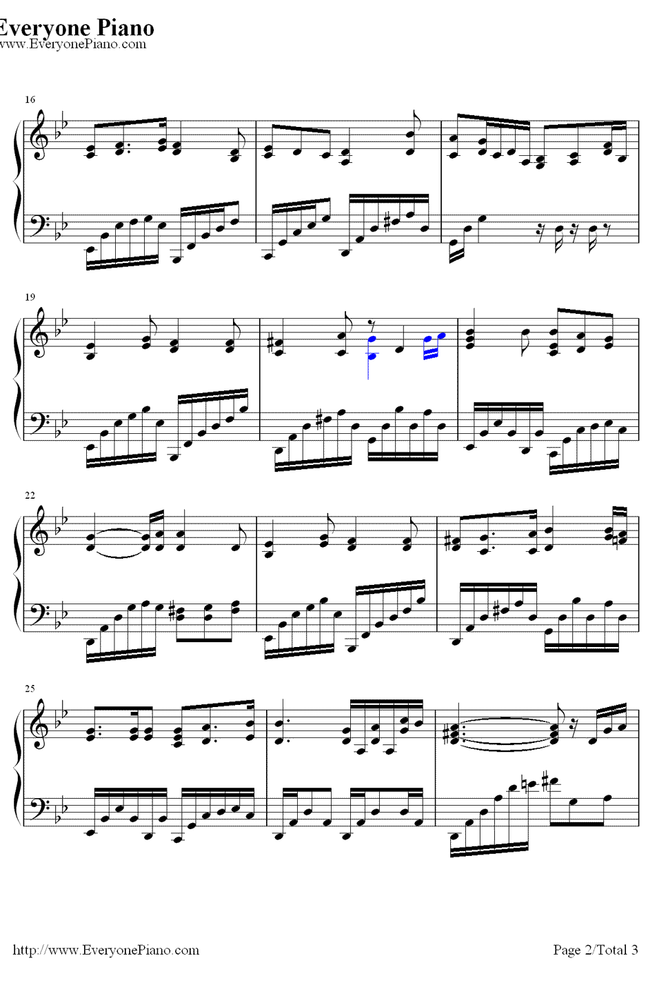 璀璨天空中的寂静（輝く空の静寂には）钢琴谱-Kalafina-《黑执事II》插曲2