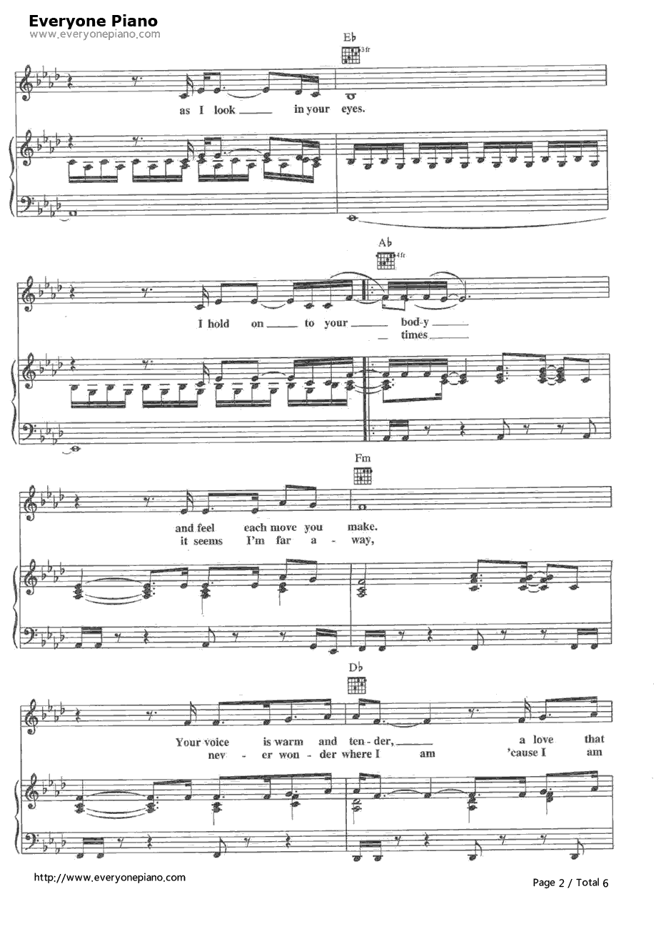 The Powero fLove钢琴谱-CelineDion2
