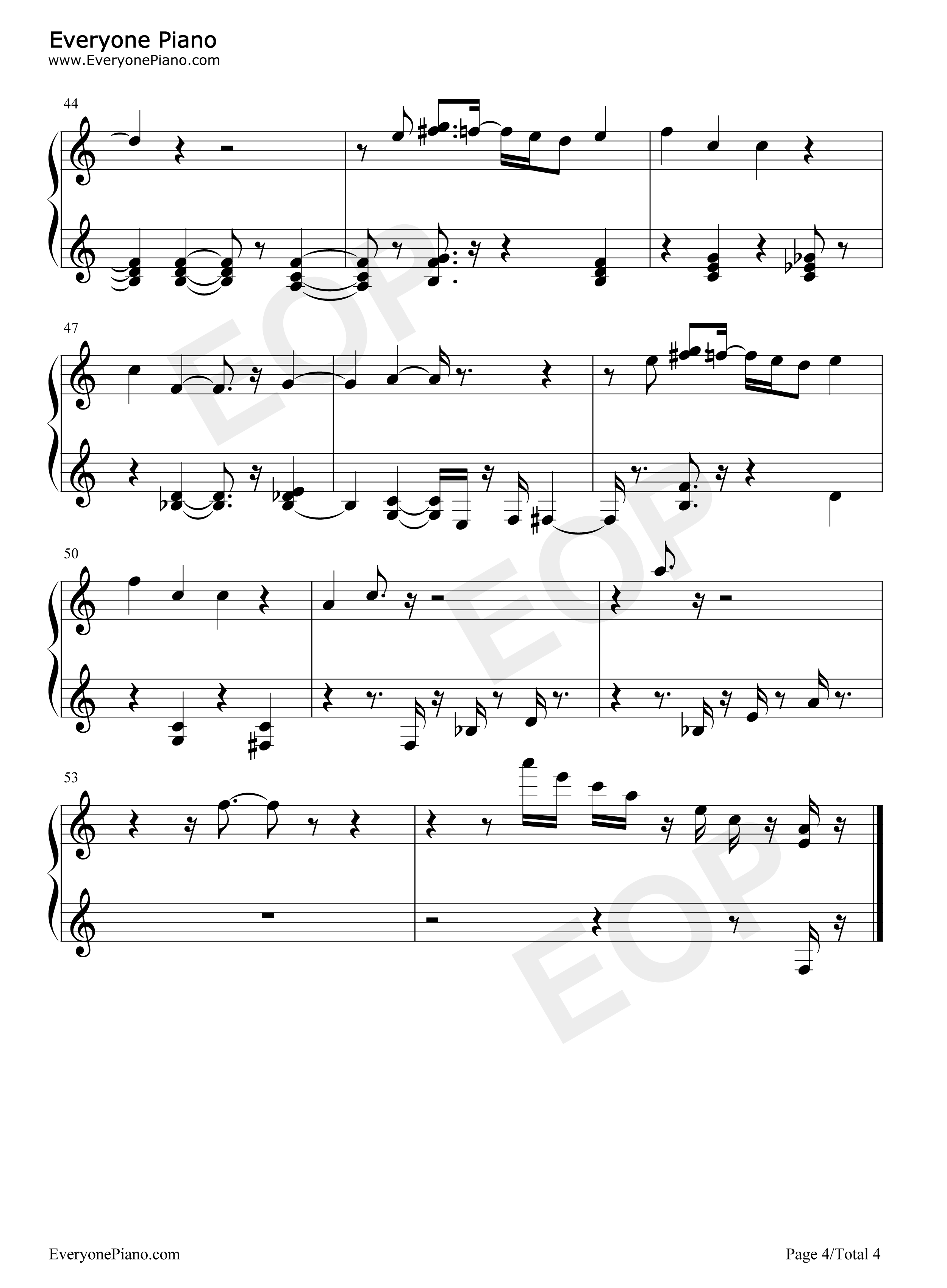 As Time Goes By钢琴谱-Herman Hupfeld4