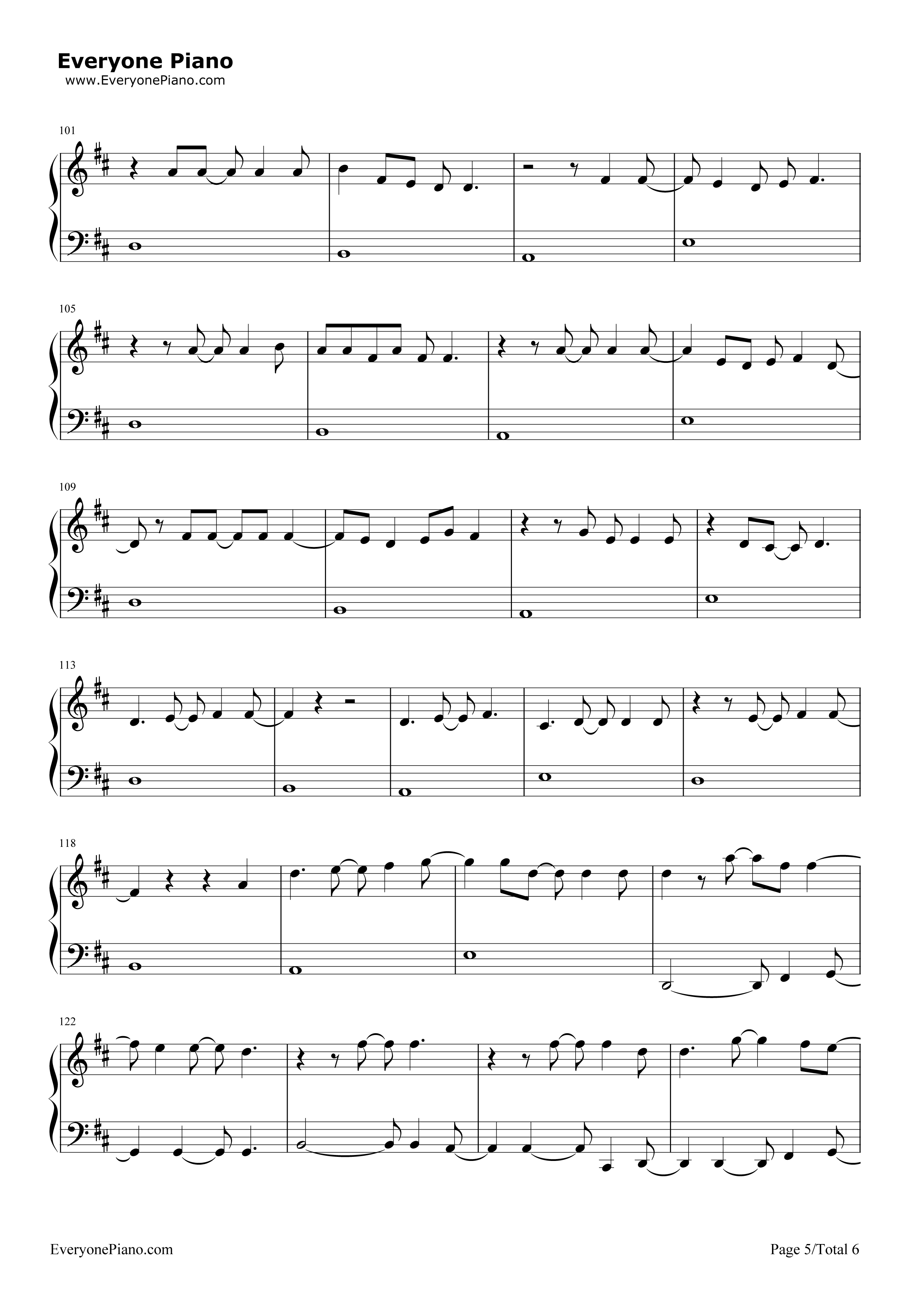 Castle On The Hill钢琴谱-Ed Sheeran5