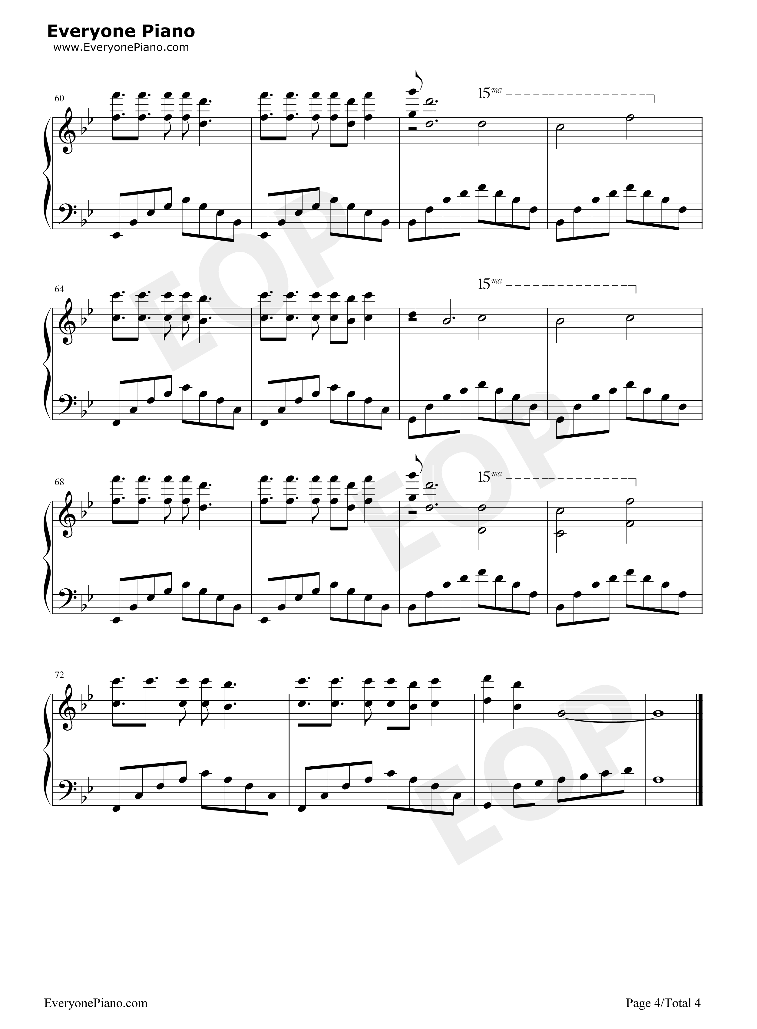 Wake Up钢琴谱-Eliot Vassamillet4