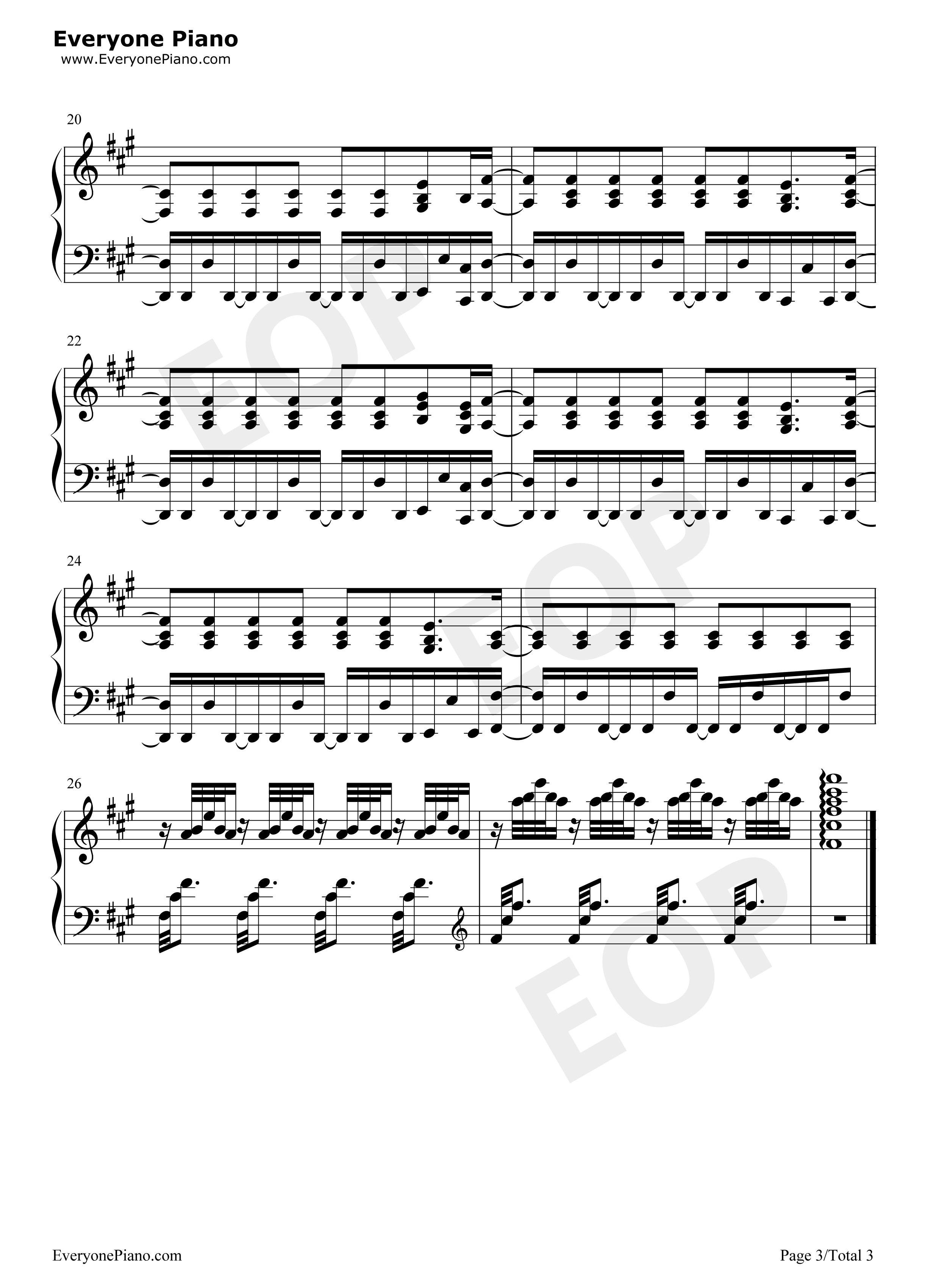 Those Everyday Feels钢琴谱-Kevin Penkin3