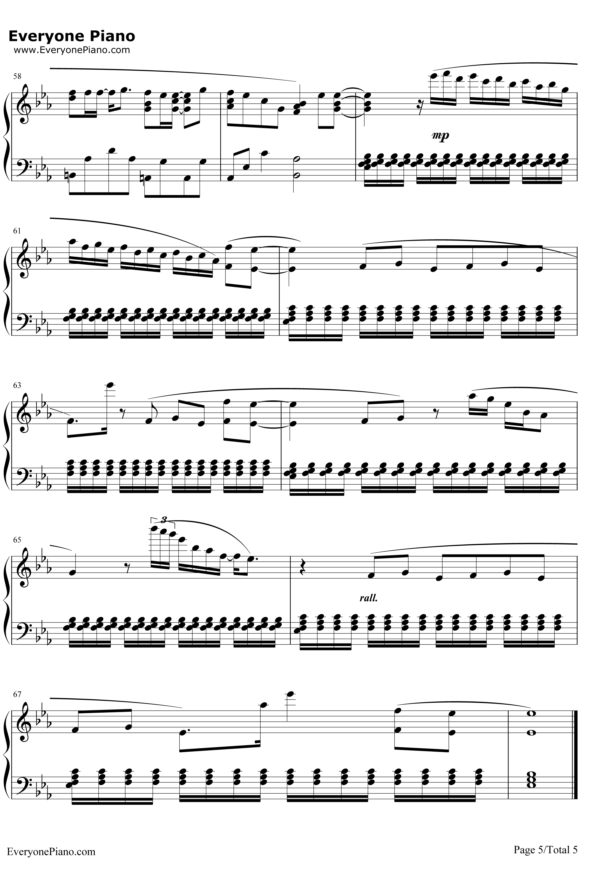 Say Yes钢琴谱-李代沫-电影101次求婚主题曲5