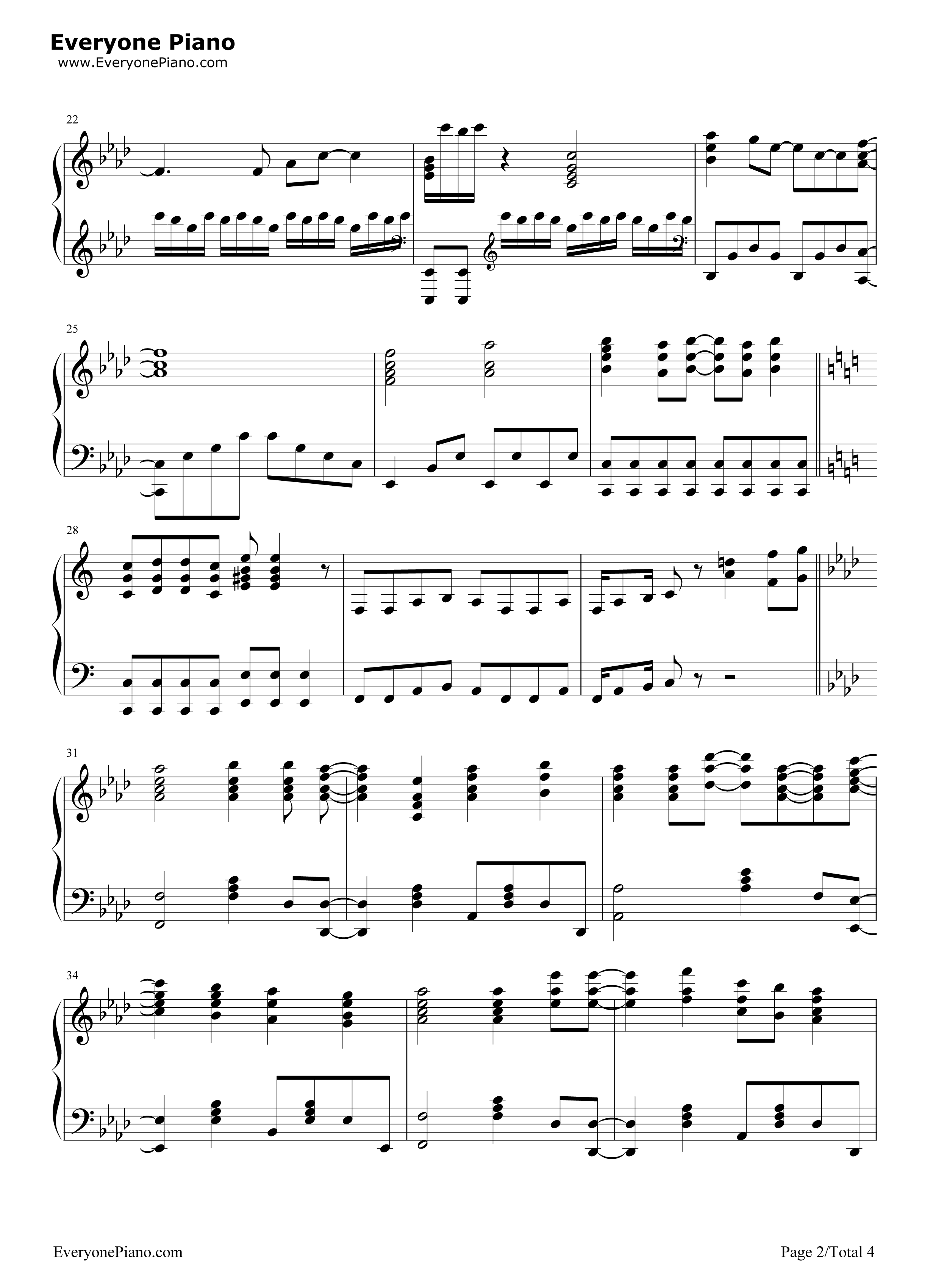 World Étude钢琴谱-阿尔泰尔（CV：丰崎爱生）2