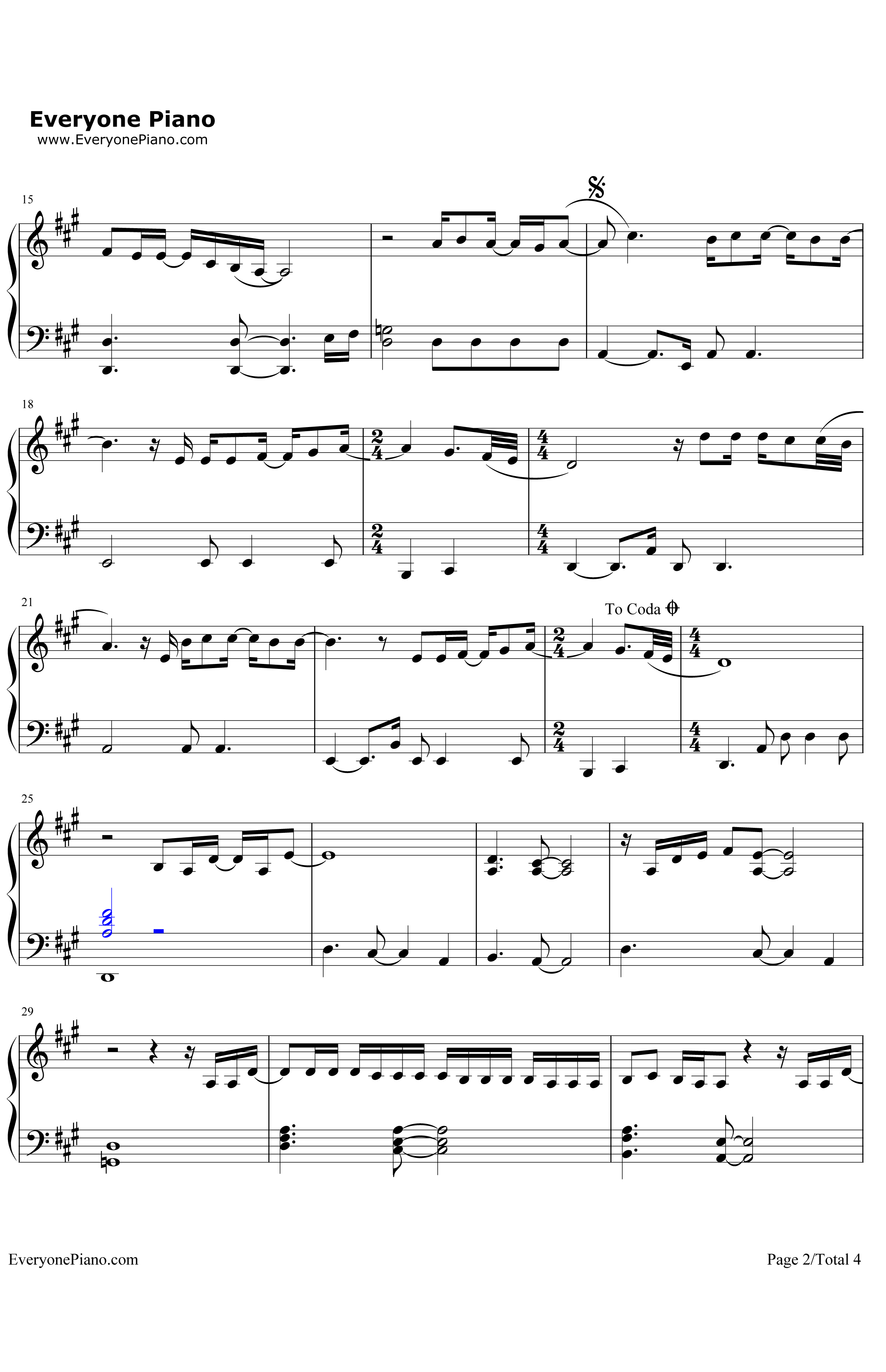 JesusTaketheWheel钢琴谱-CarrieUnderwood2