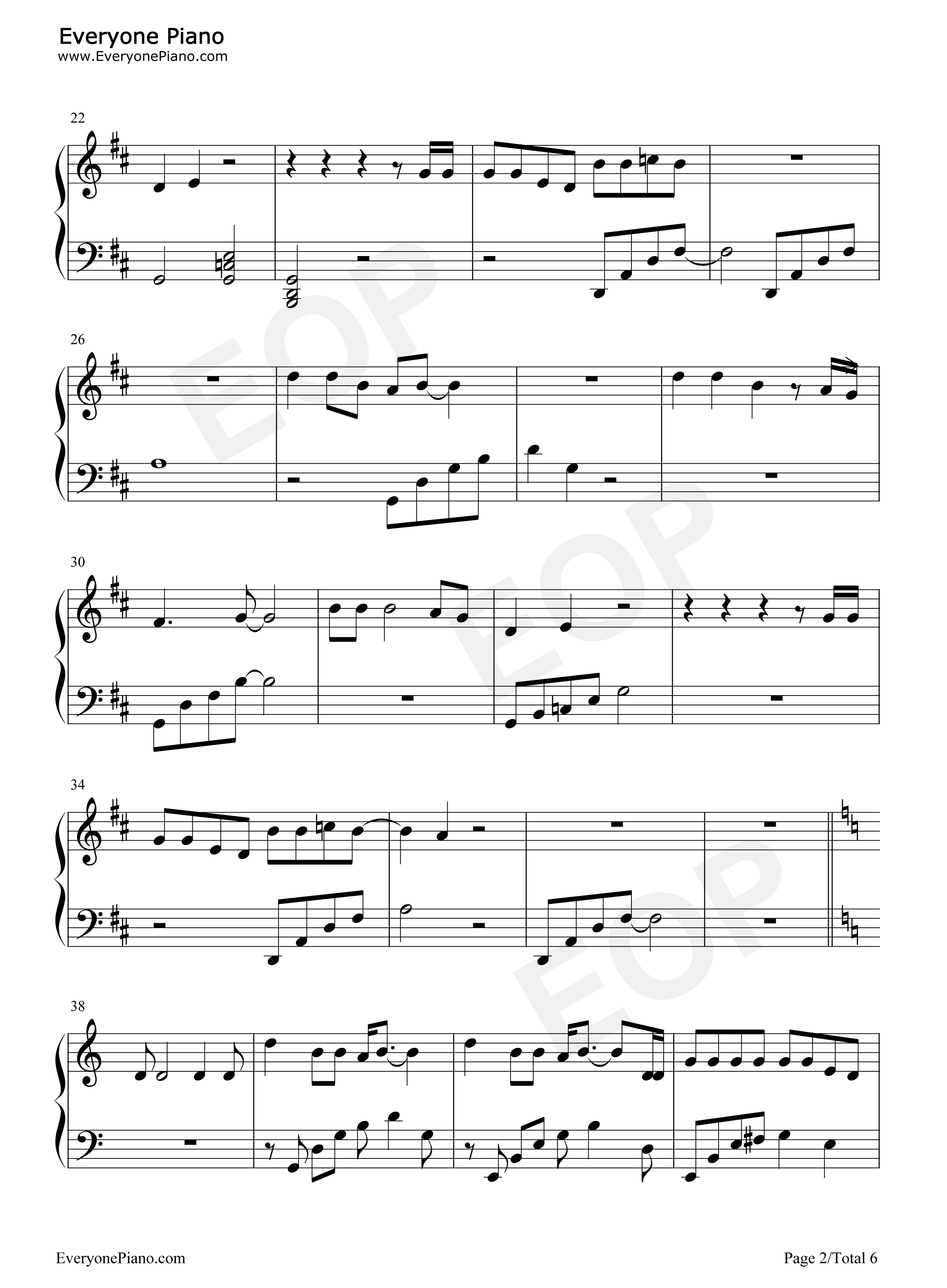 我是真的爱你钢琴谱-张宇/张信哲2