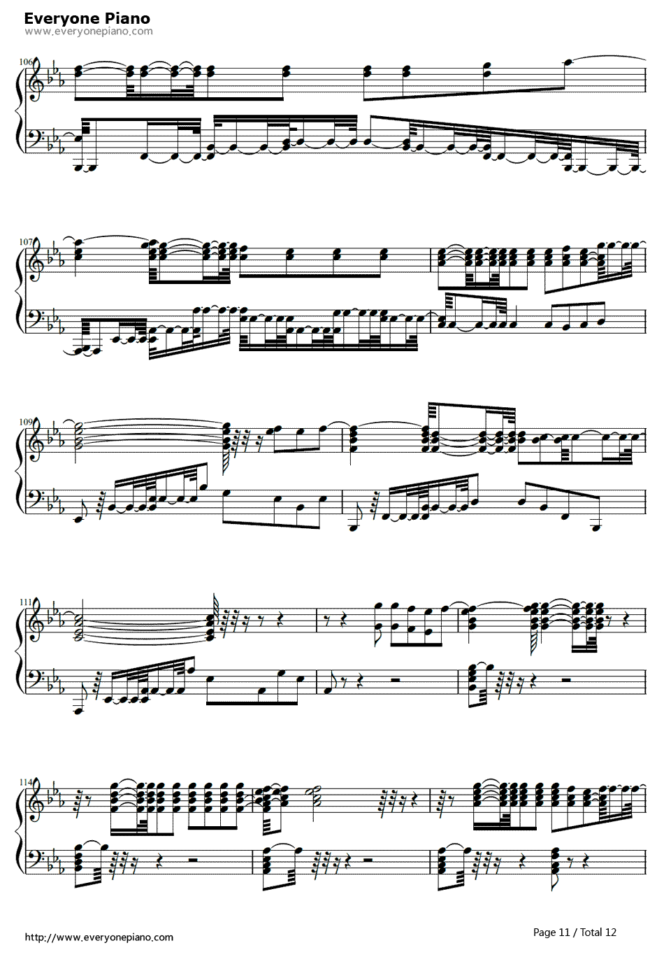 Mirrors钢琴谱-贾斯汀·汀布莱克JustinTimberlake-天王贾斯汀2013最新单曲11