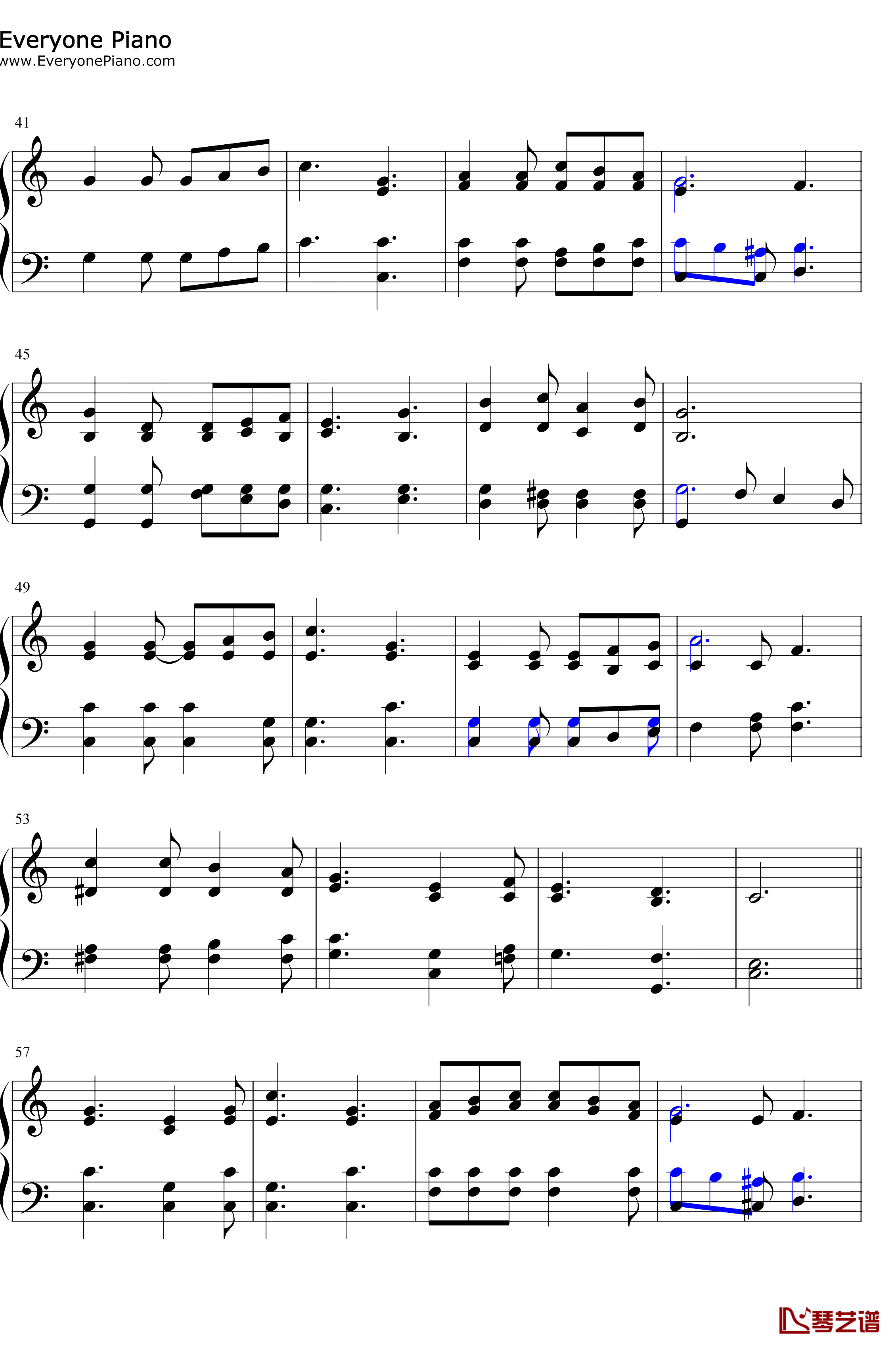 Serve the Lord with Gladness钢琴谱-B.B.McKinney3