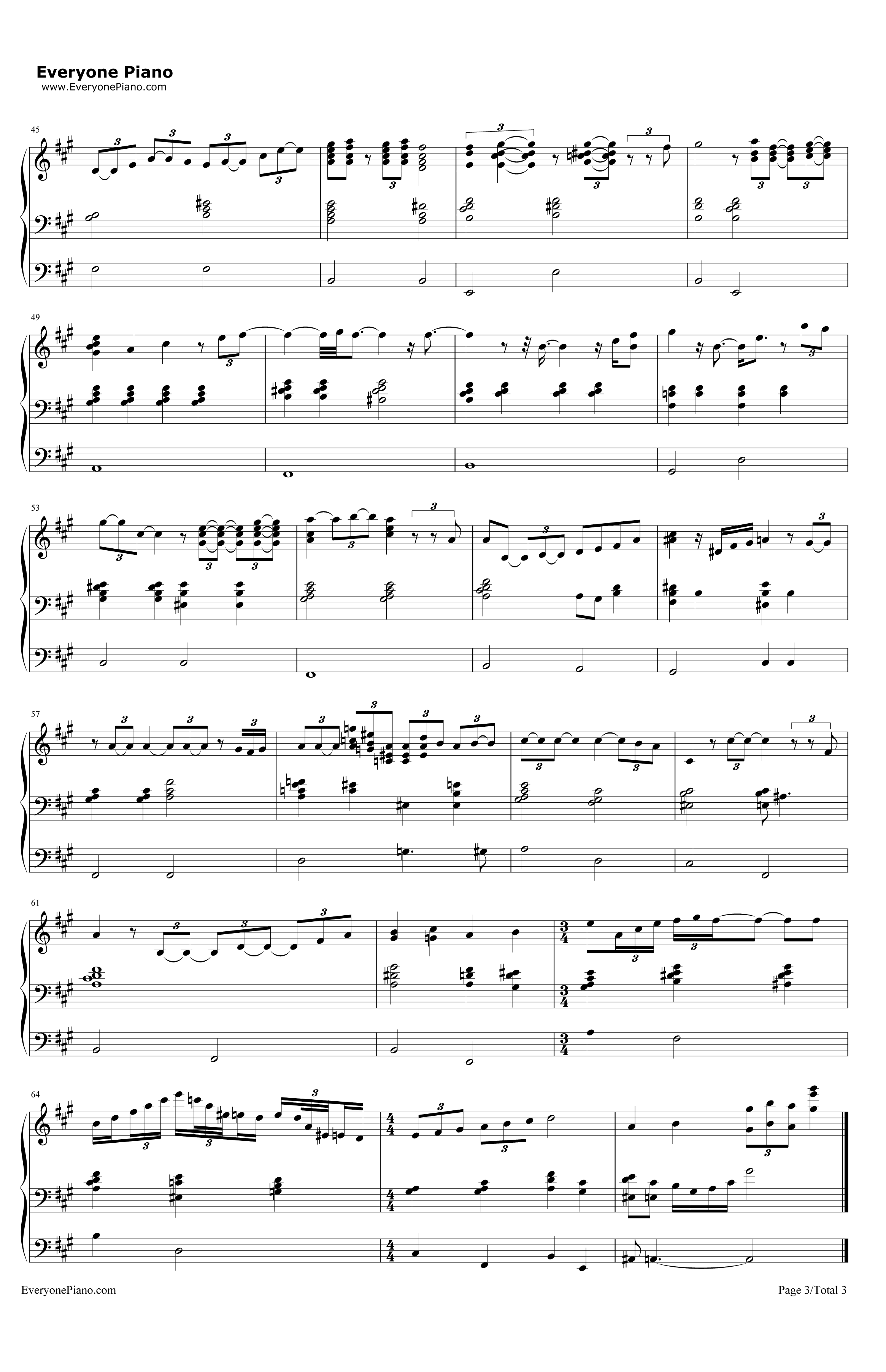 MyFoolishHeart钢琴谱-BillEvans3