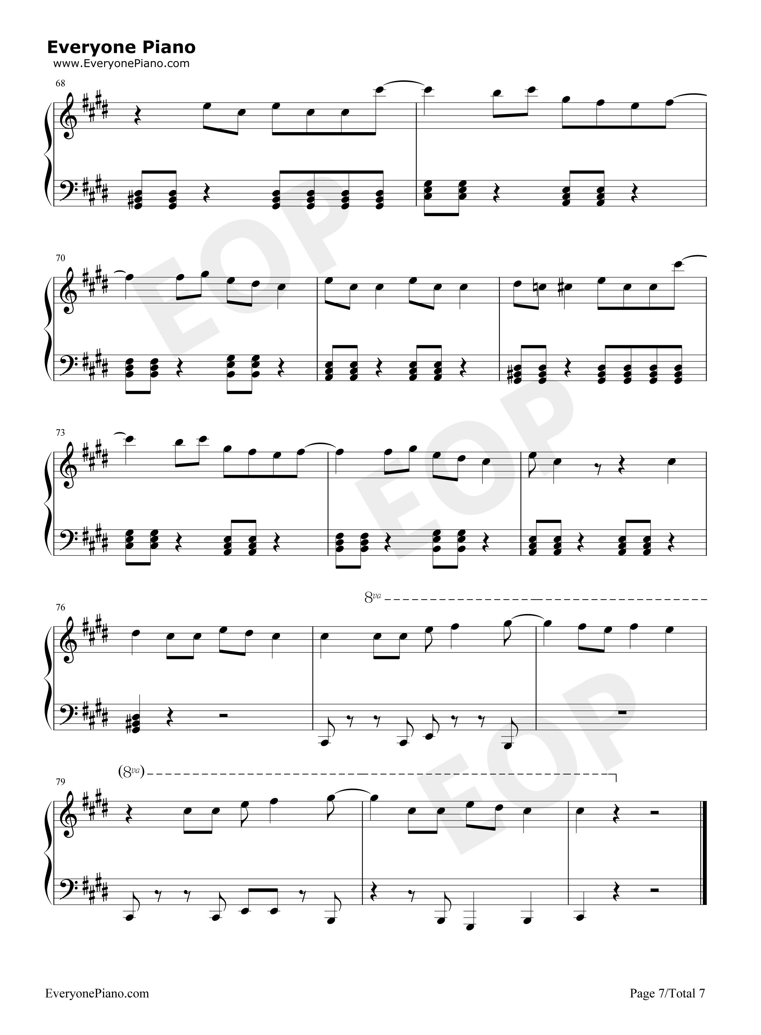 Sucker钢琴谱-Jonas Brothers7