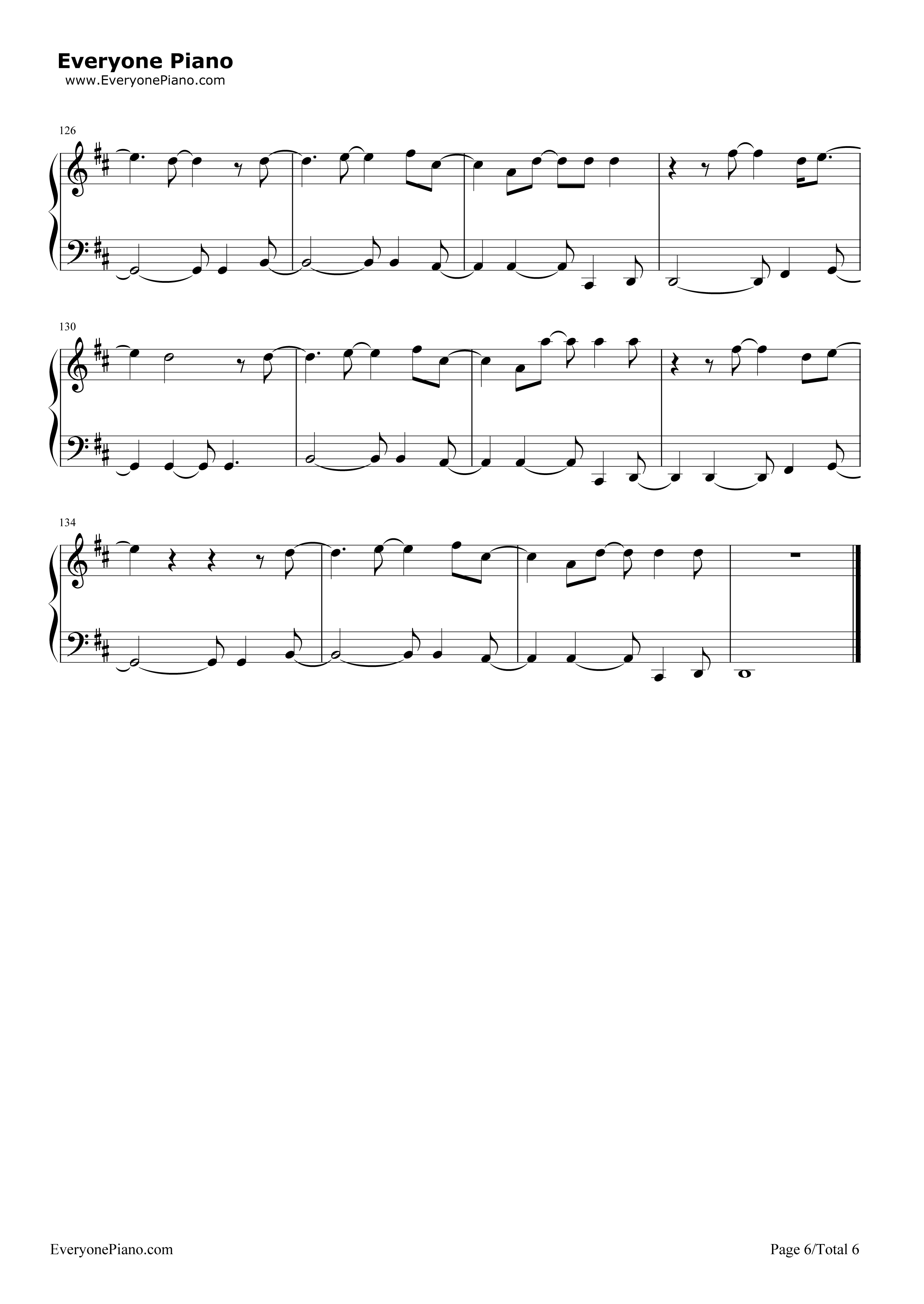 Castle On The Hill钢琴谱-Ed Sheeran6