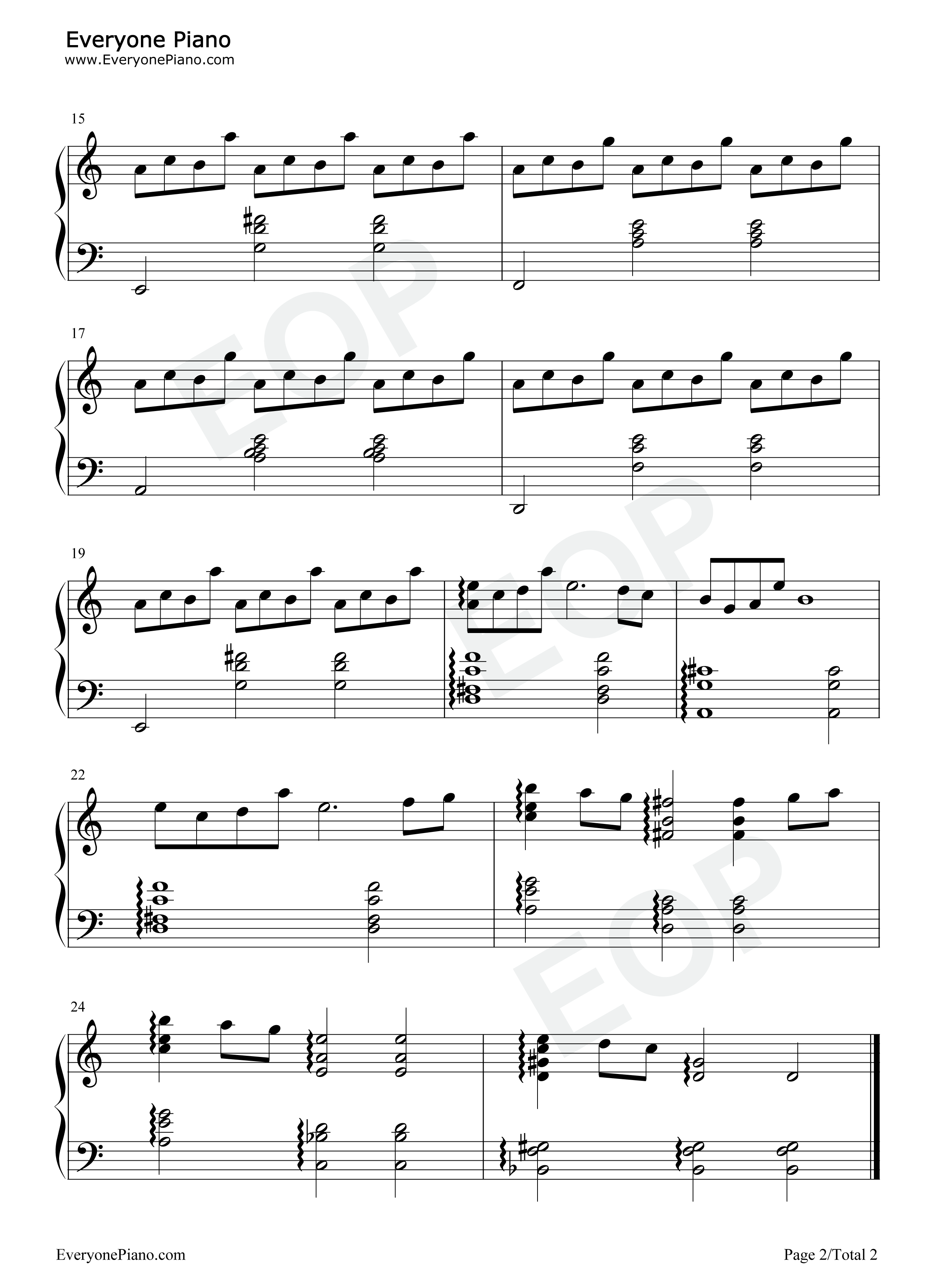 Blu钢琴谱-坂本龙一2