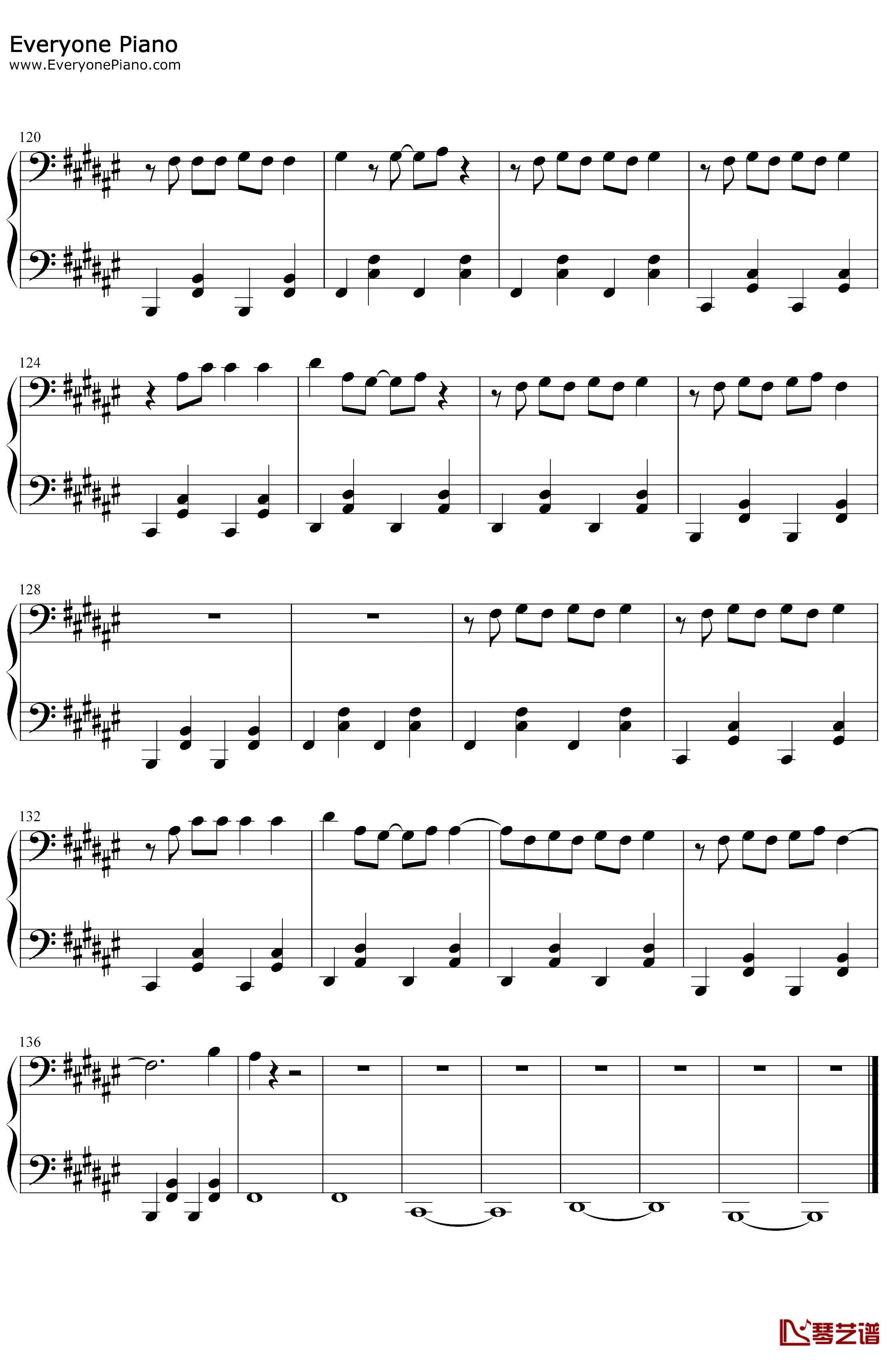 Whiskey Glasses钢琴谱-Morgan Wallen7