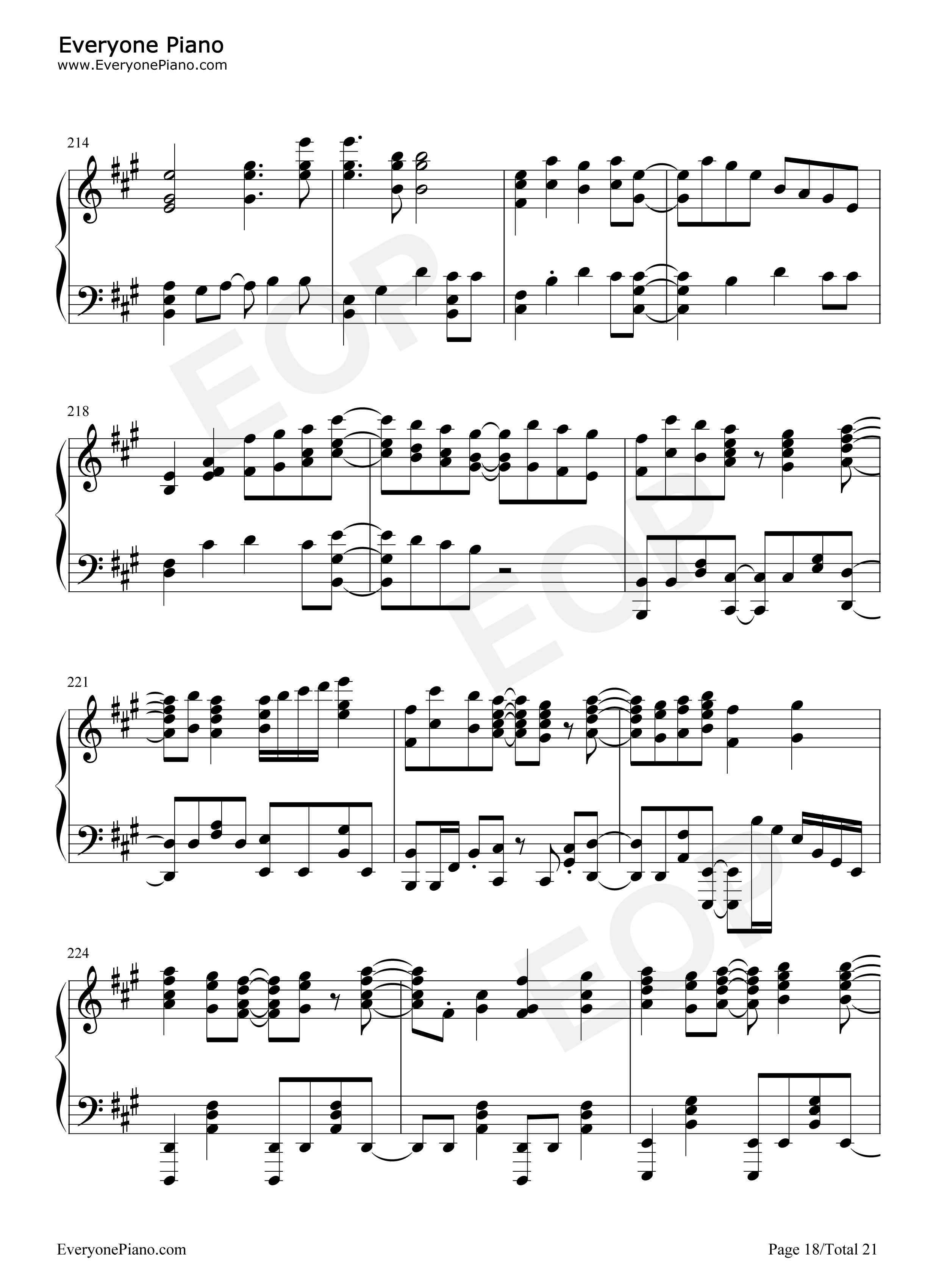 Leap of faith钢琴谱-fripSide18