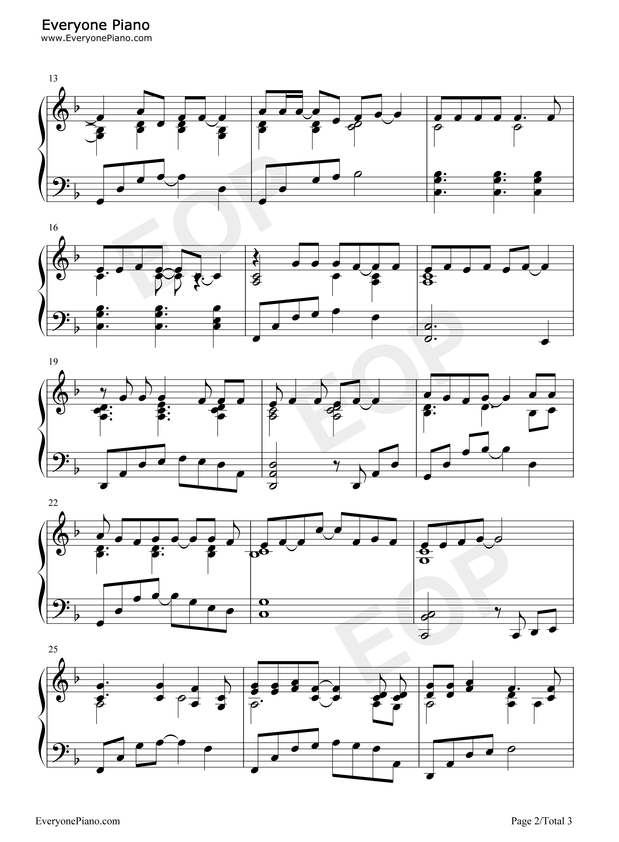 Last Christmas钢琴谱-Wham!2