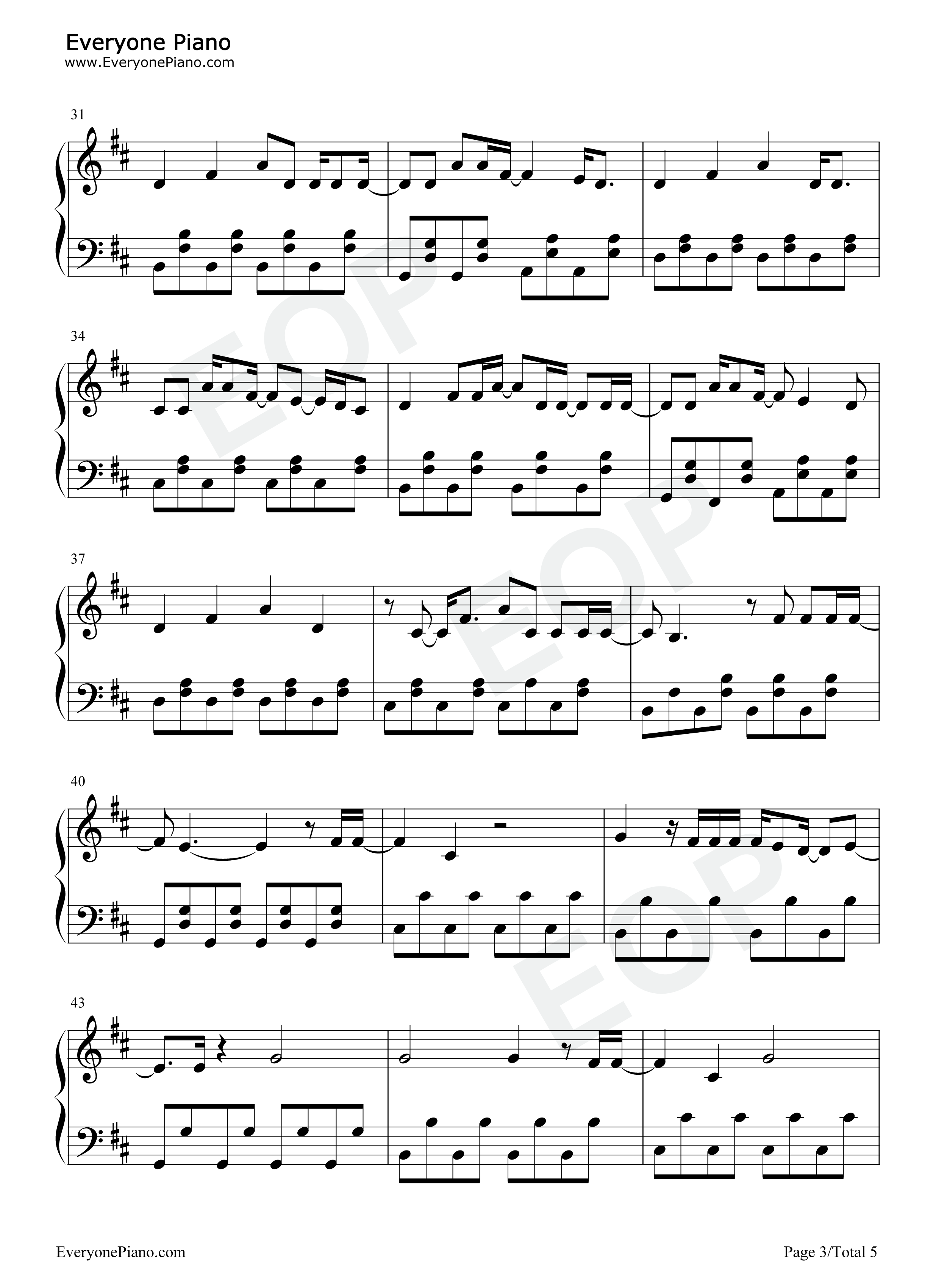 Clouds钢琴谱-Fin Argus Sabrina Carpenter3