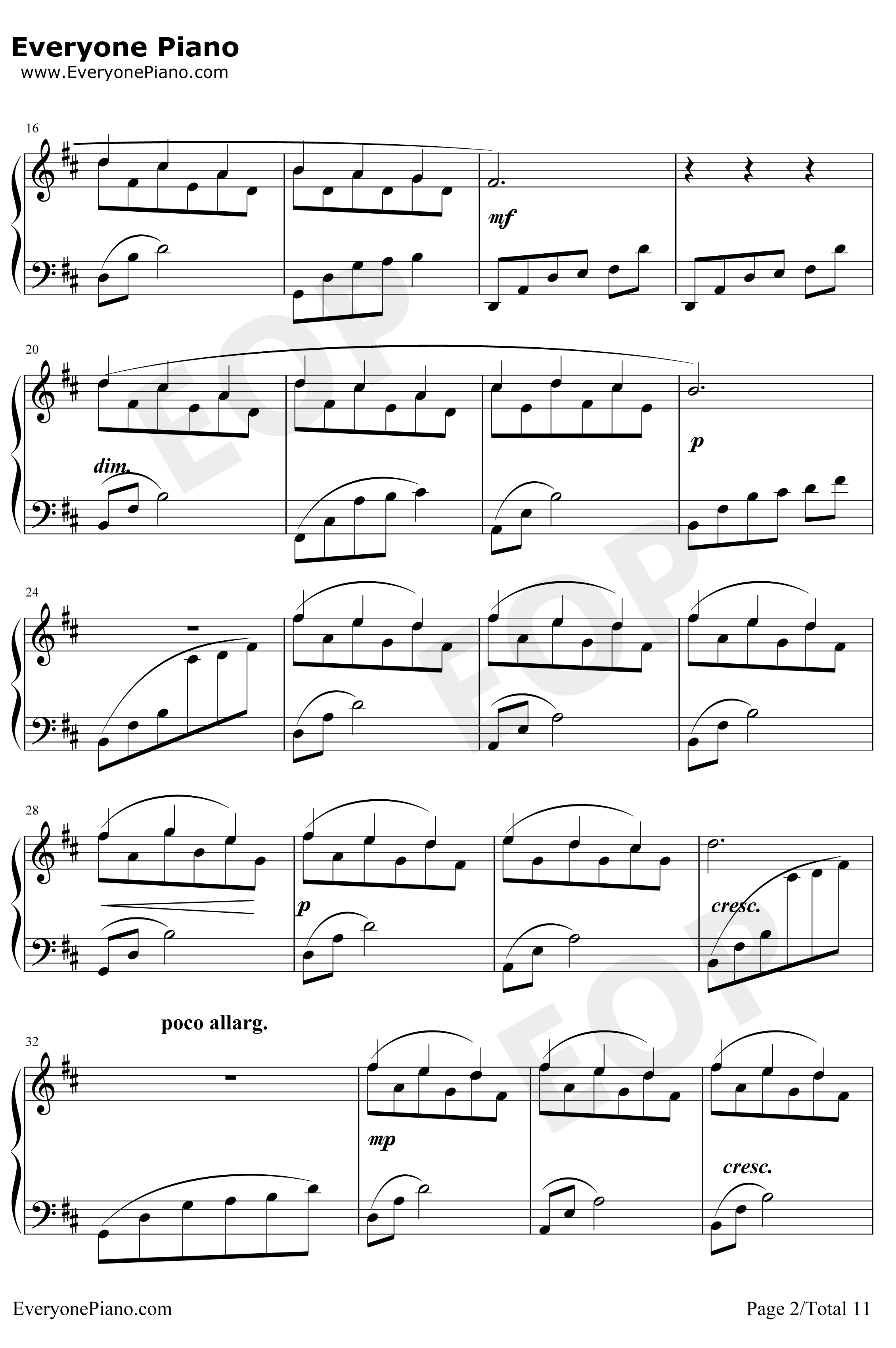 Le Onde钢琴谱-LudovicoEinaudi2