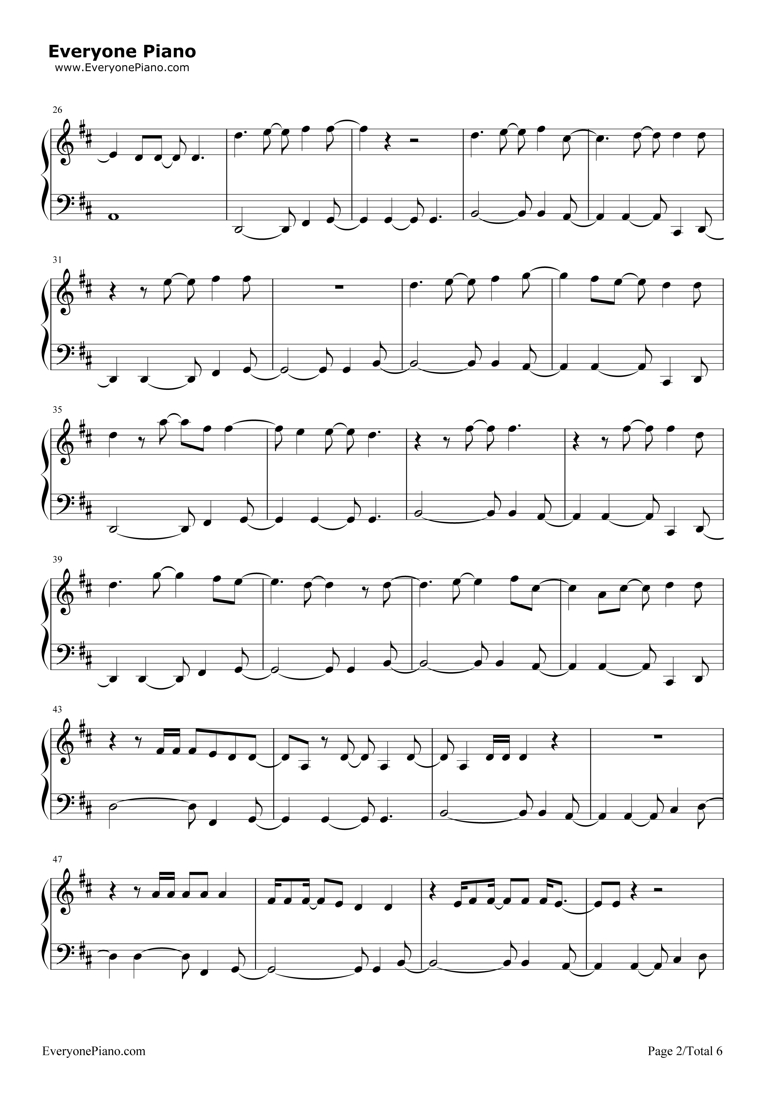 Castle On The Hill钢琴谱-Ed Sheeran2