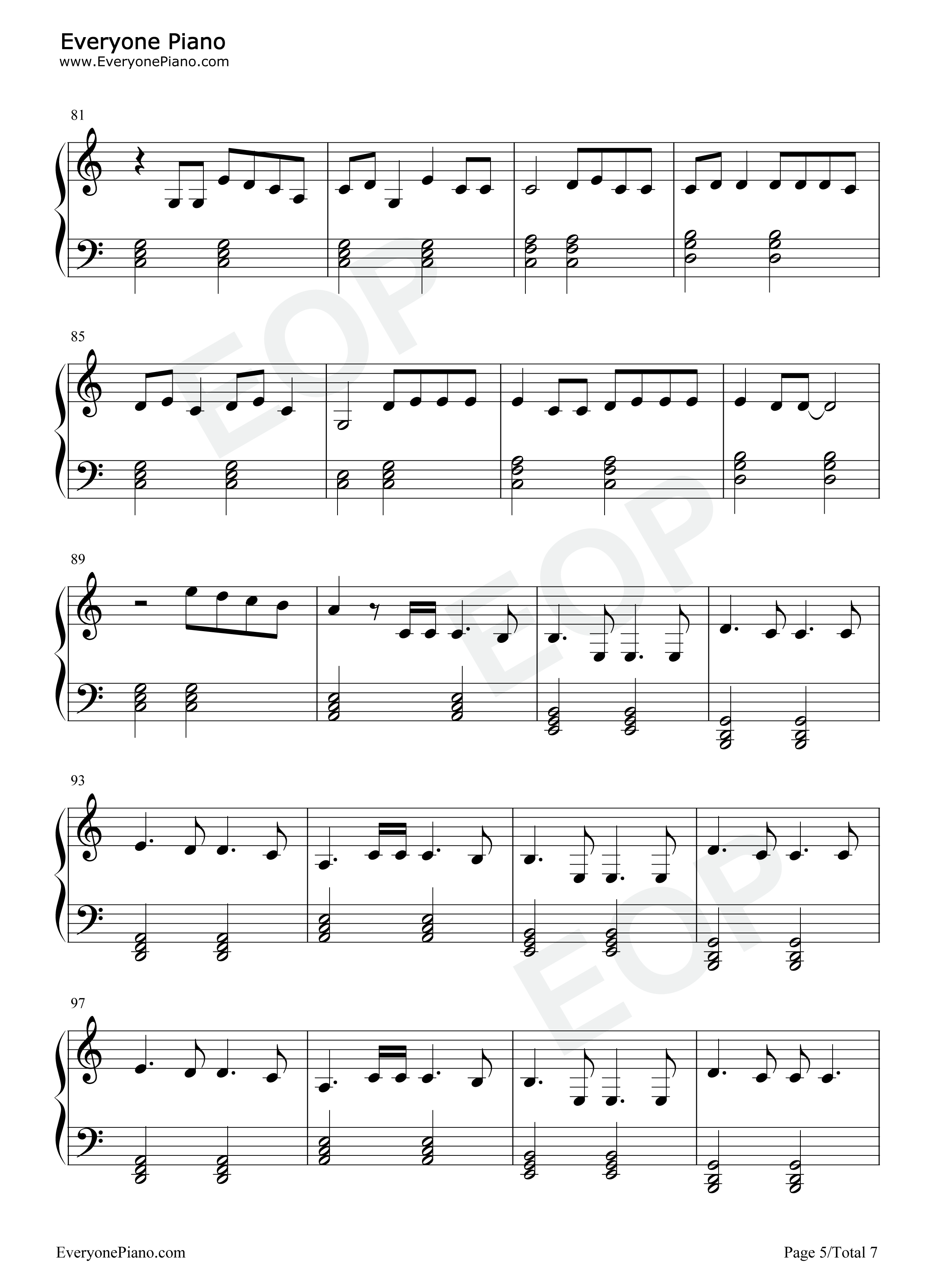 Cowboy Like Me钢琴谱-Taylor Swift5