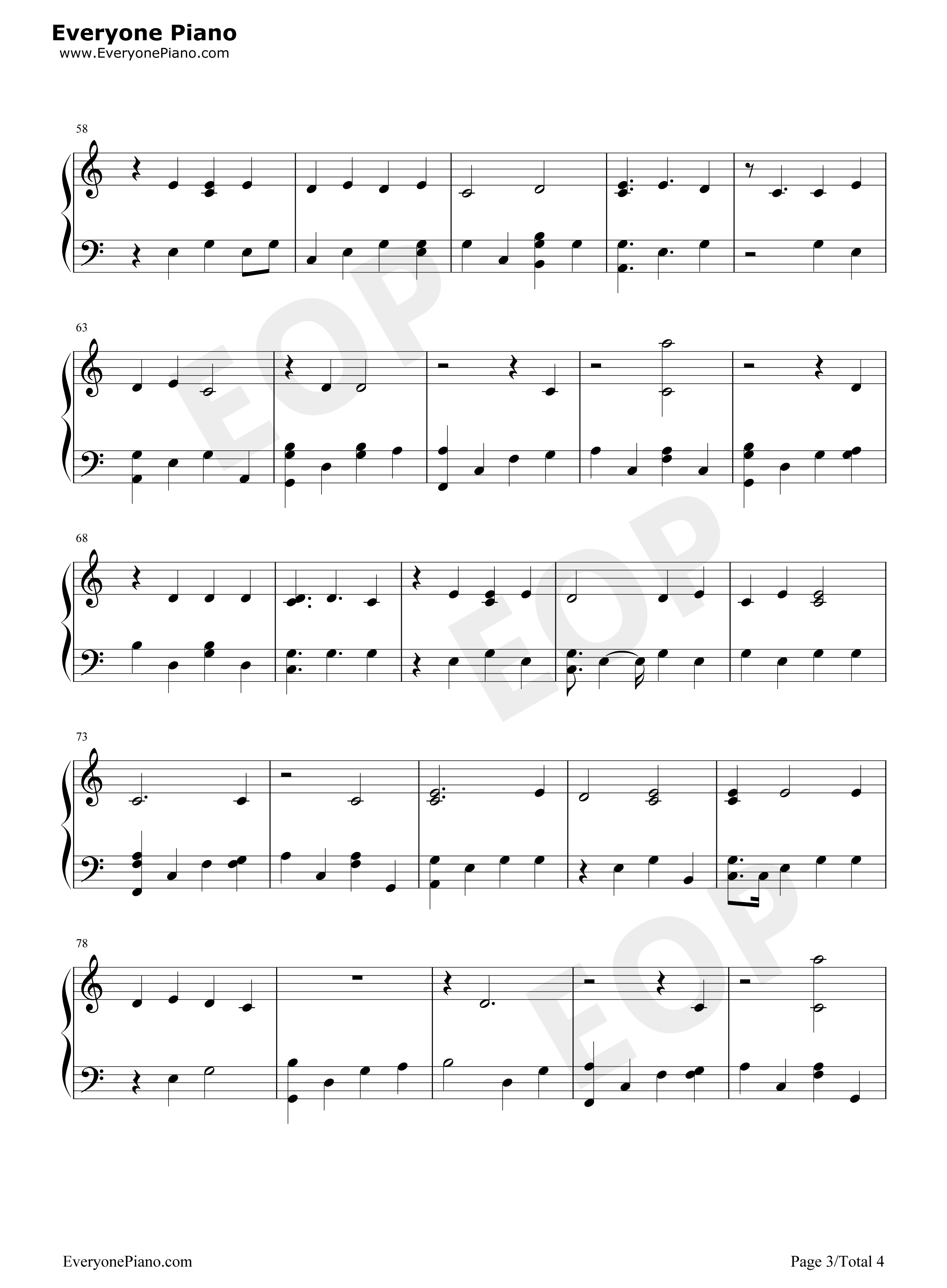 You Make It Feel Like Christmas钢琴谱-Gwen Stefani3