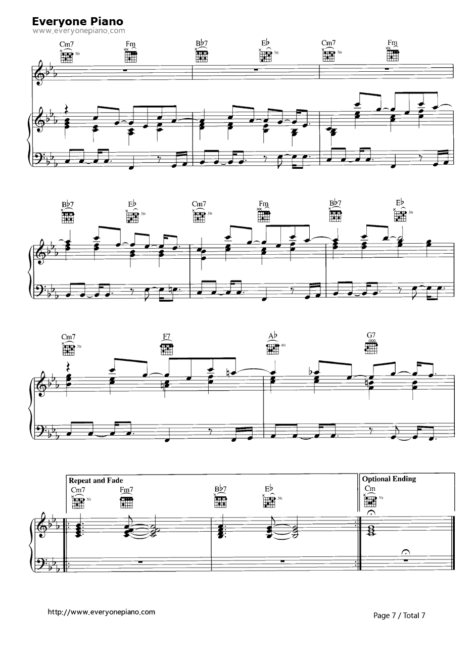 This Love钢琴谱-Maroon57