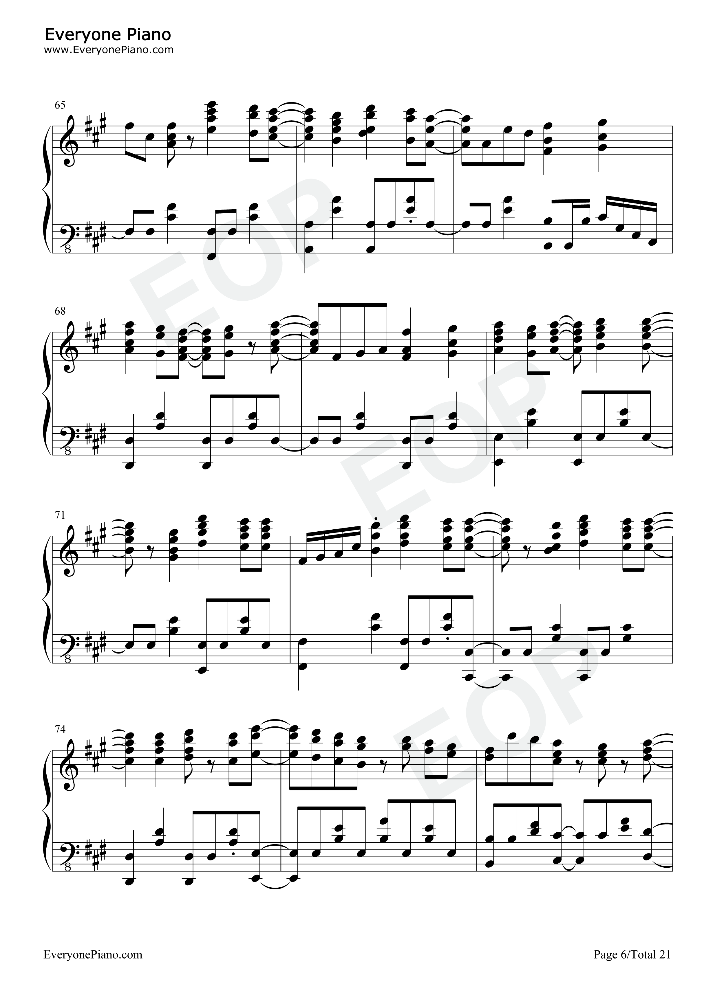 Leap of faith钢琴谱-fripSide6