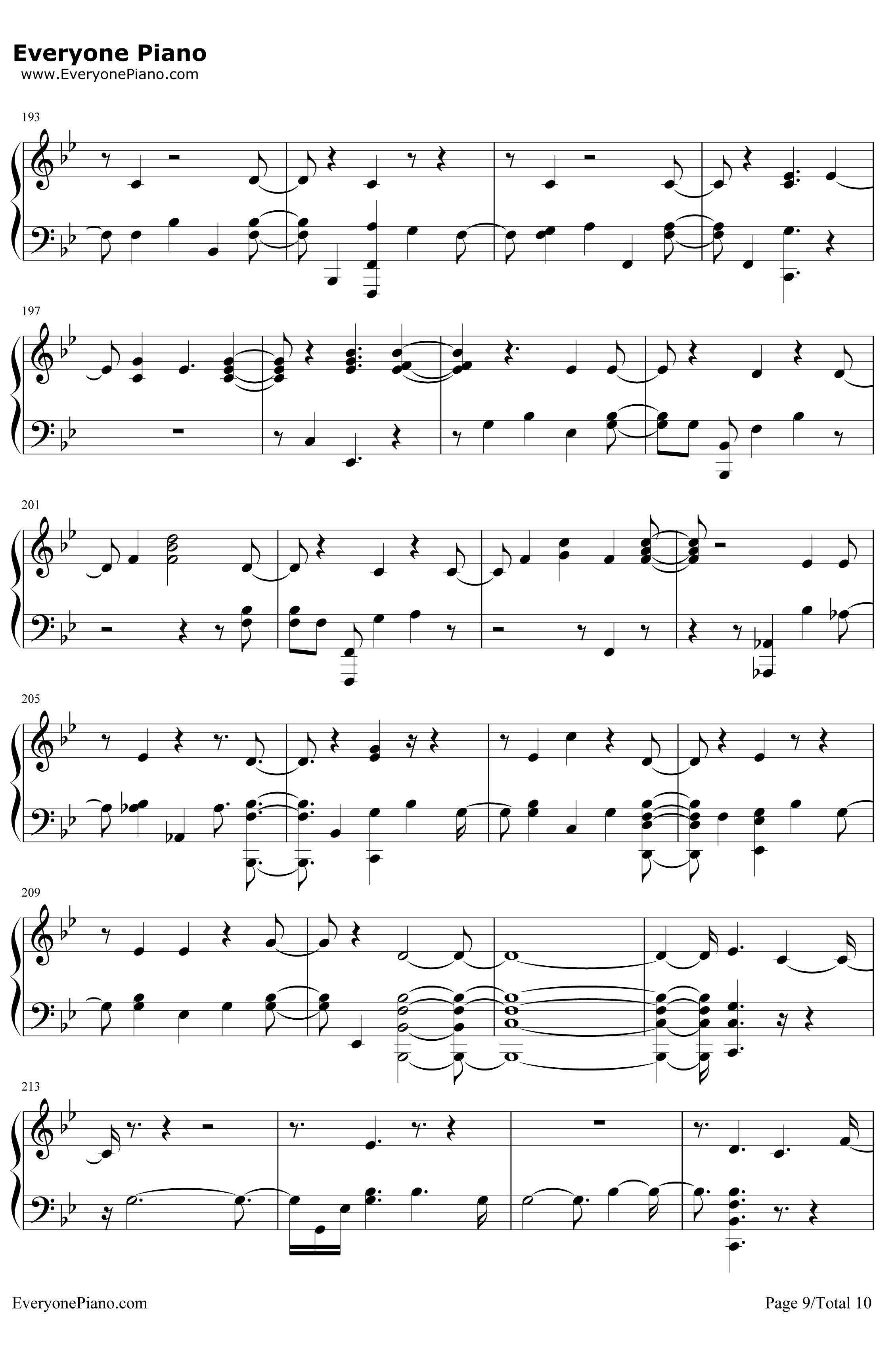 Say Something钢琴谱-Justin Timberlake9