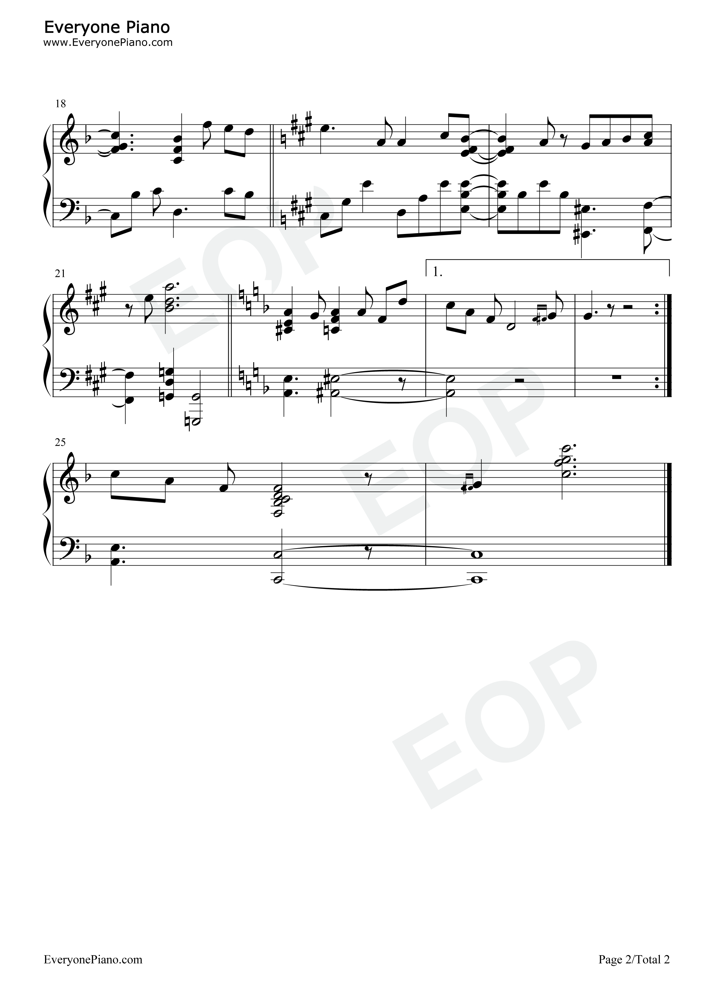 Welcome Horizons钢琴谱-Nintendo Sound Team2