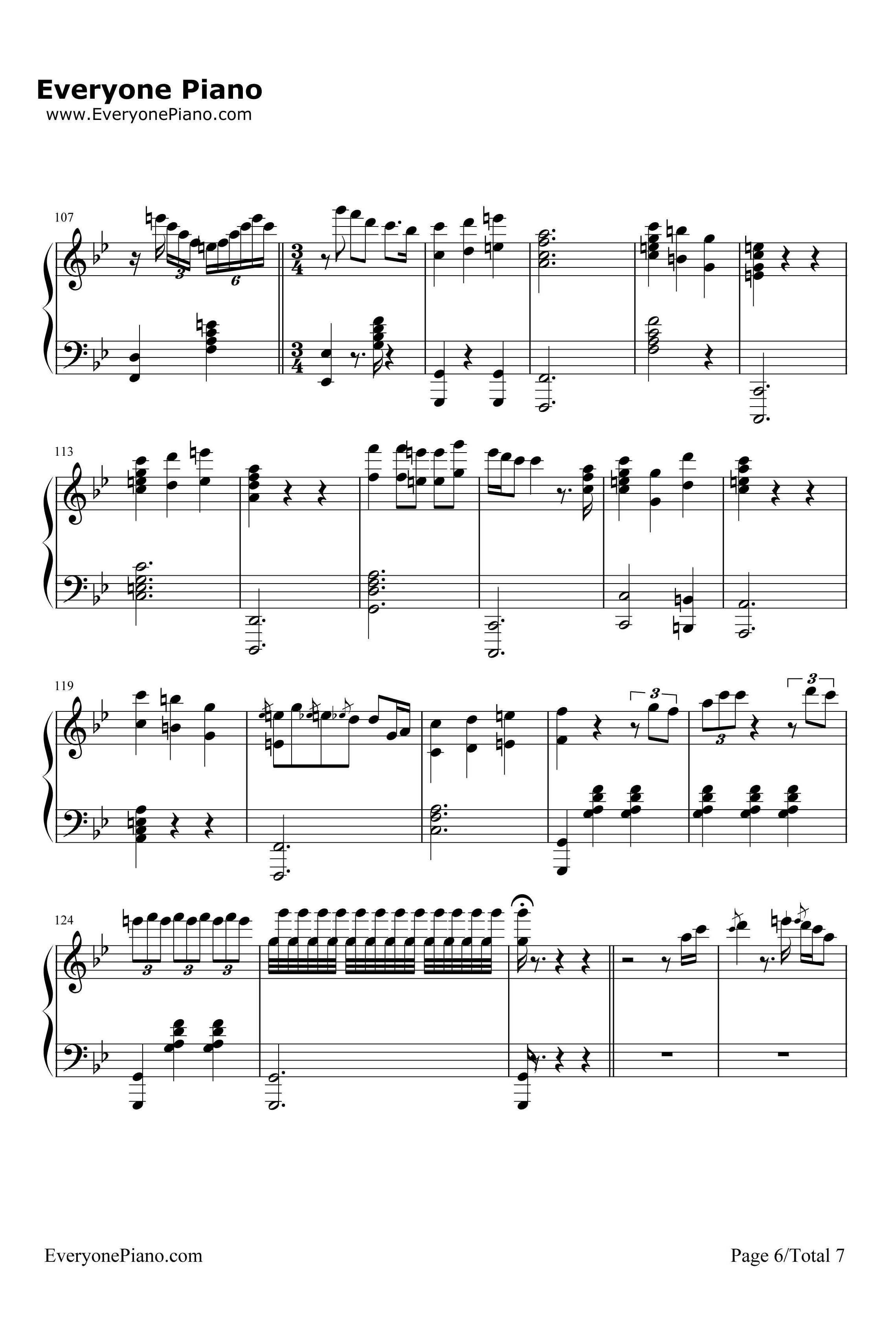 Our Love钢琴谱-BrianCulbertson-爱情公寓2片尾曲6