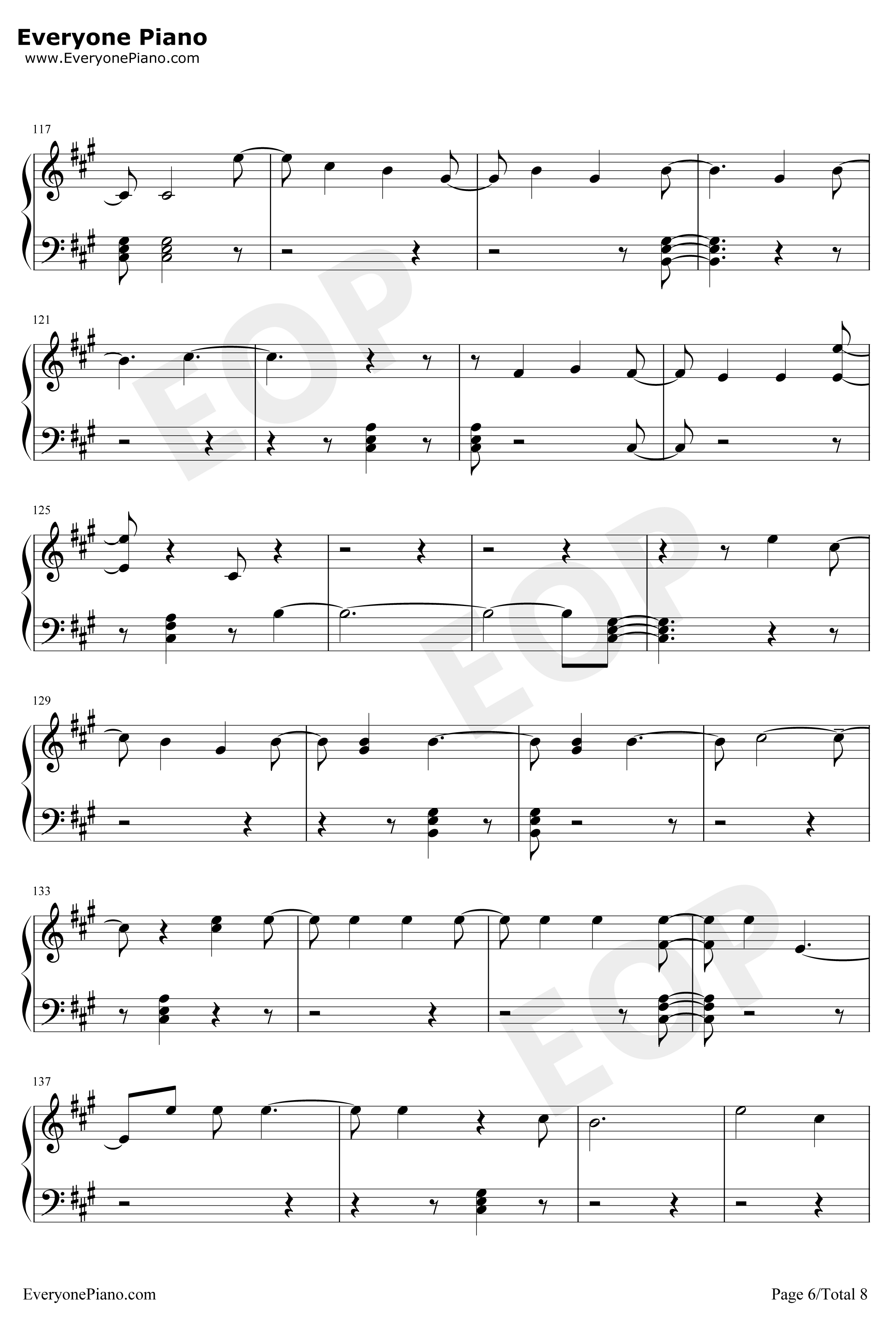 Look What I Found钢琴谱-Lady Gaga6