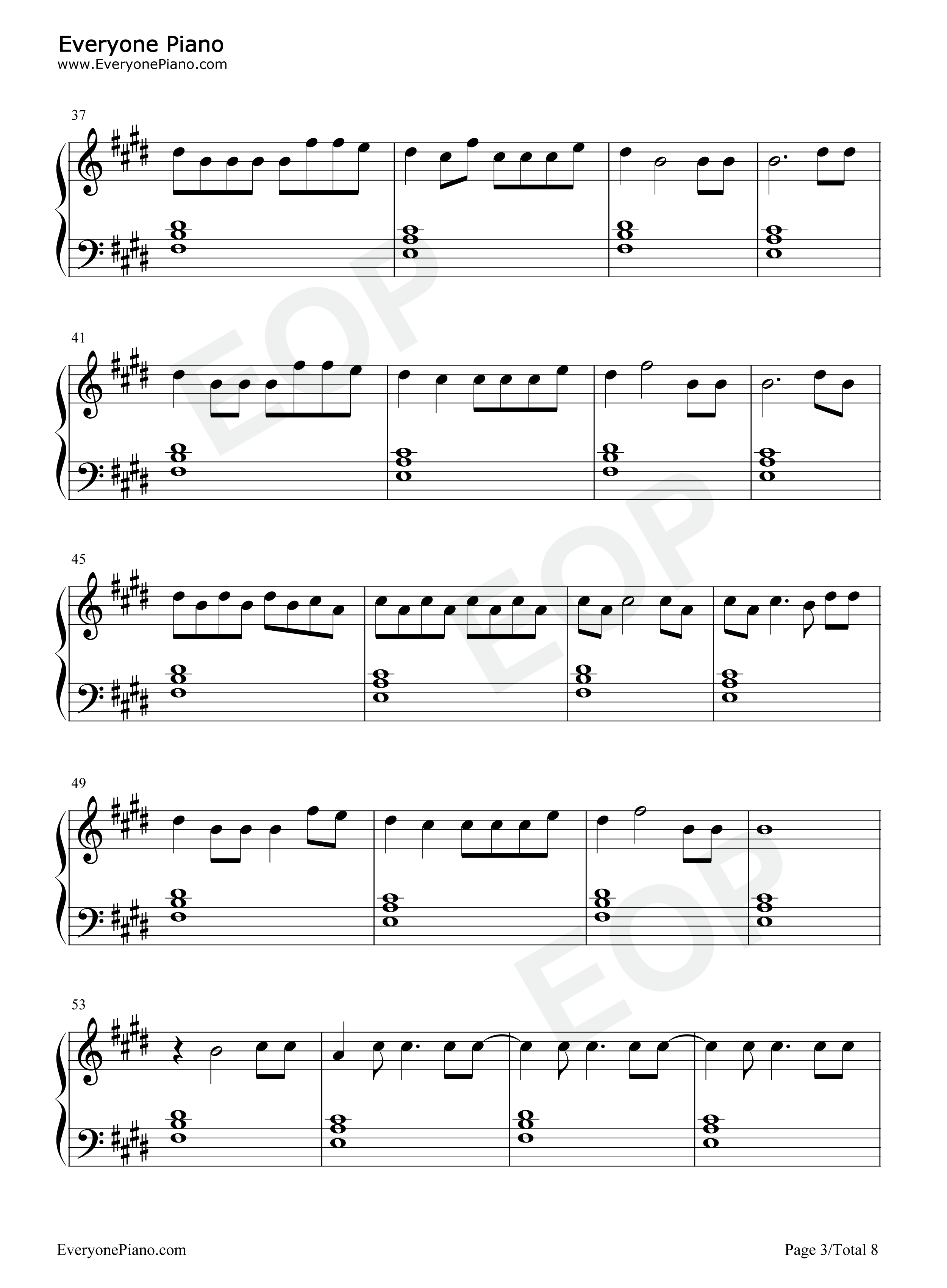 Black Parade钢琴谱-Beyoncé3