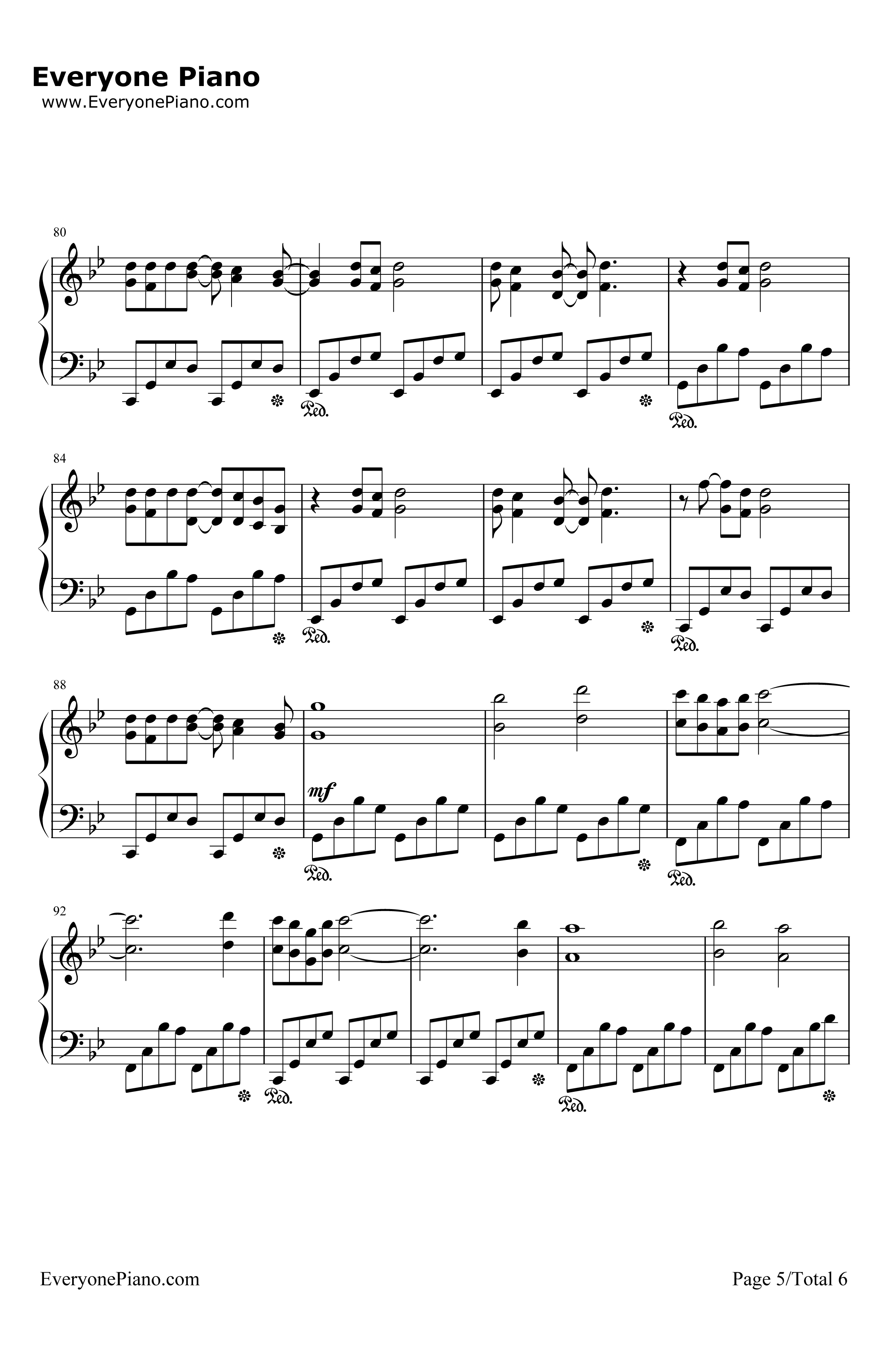 ColdLittleHeart钢琴谱-MichaelKiwanuka-大小谎言OP5