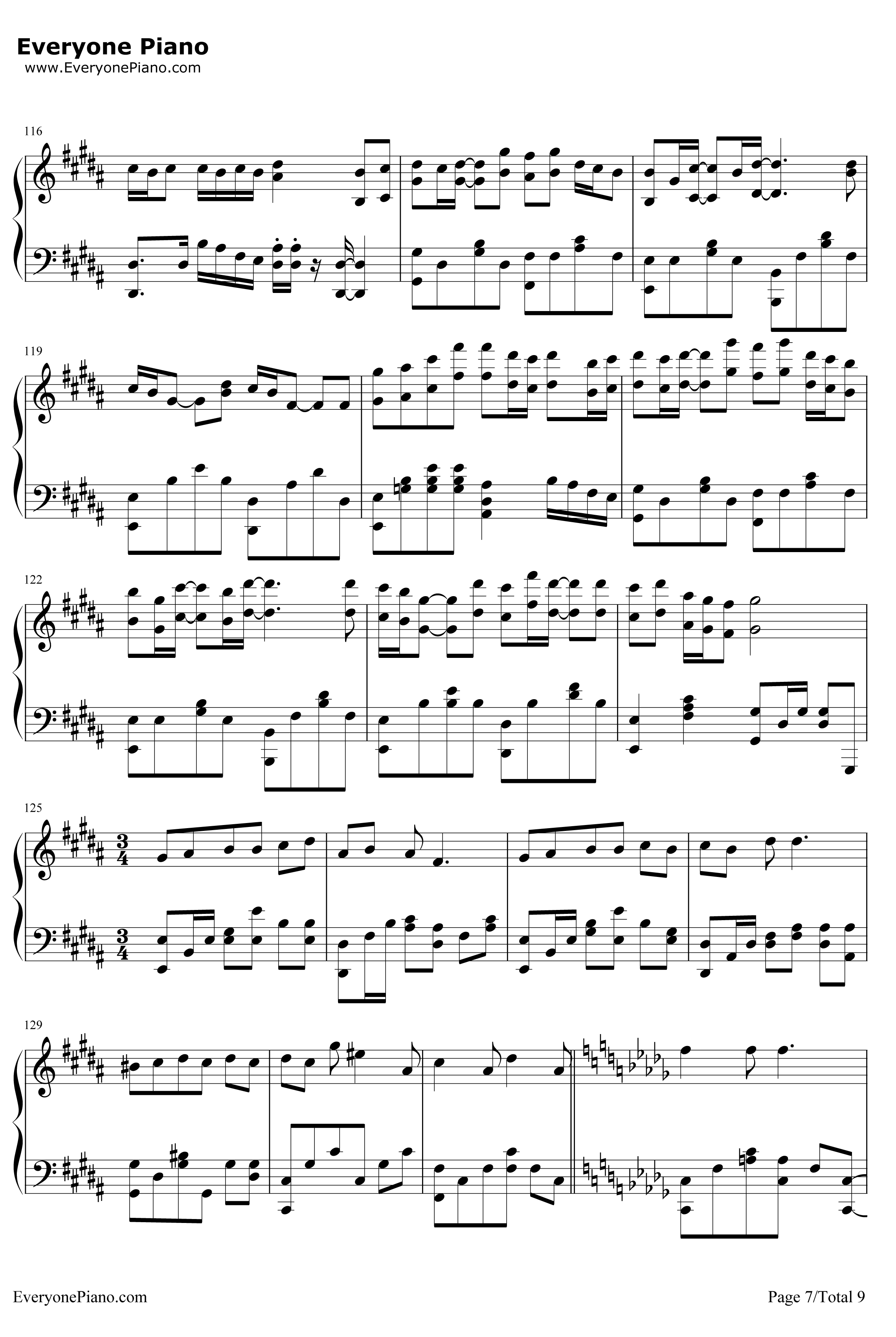 灵契钢琴谱-Assen捷五音Jw-盗墓笔记7