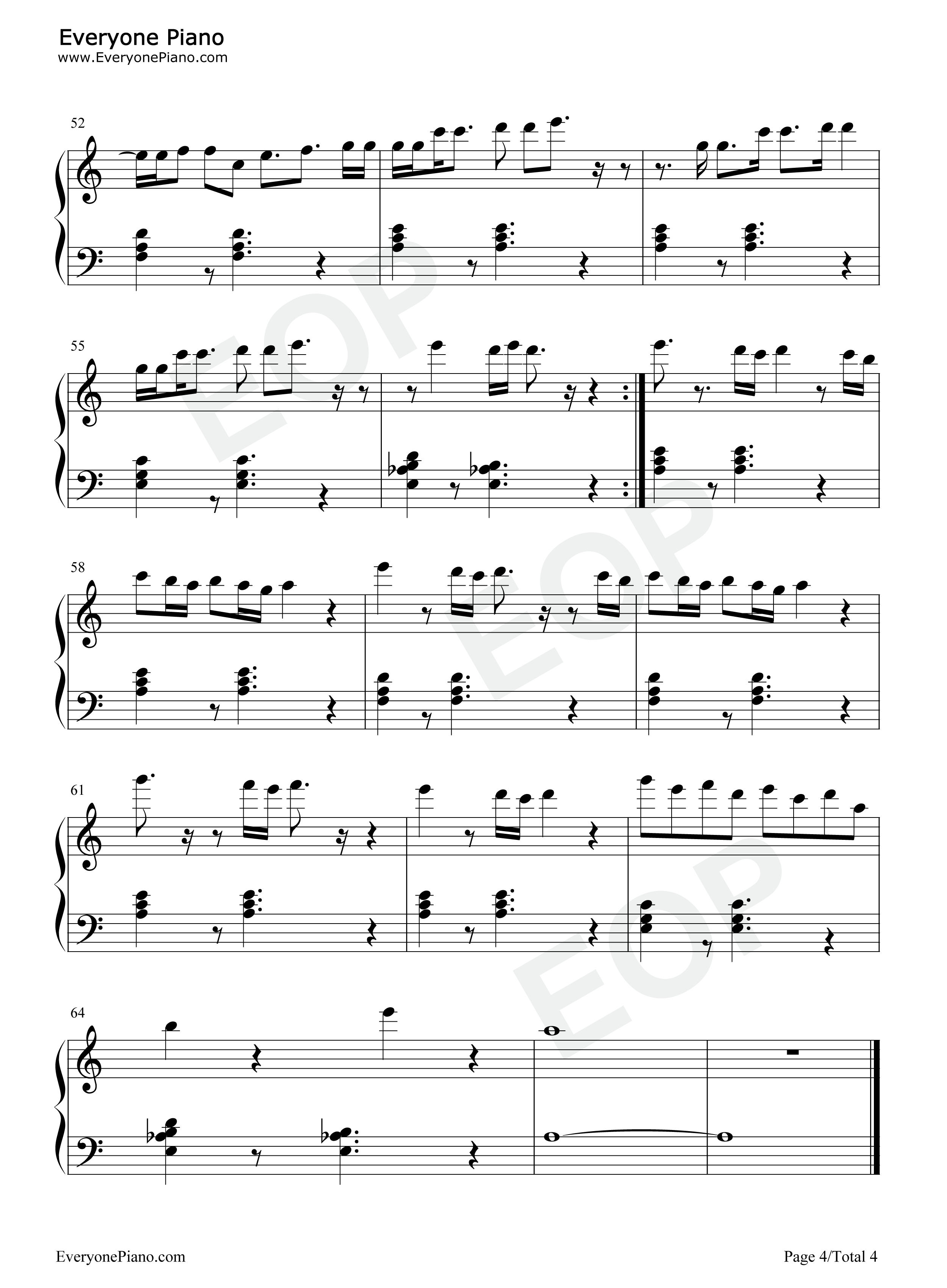 Magic钢琴谱-Kylie Minogue4