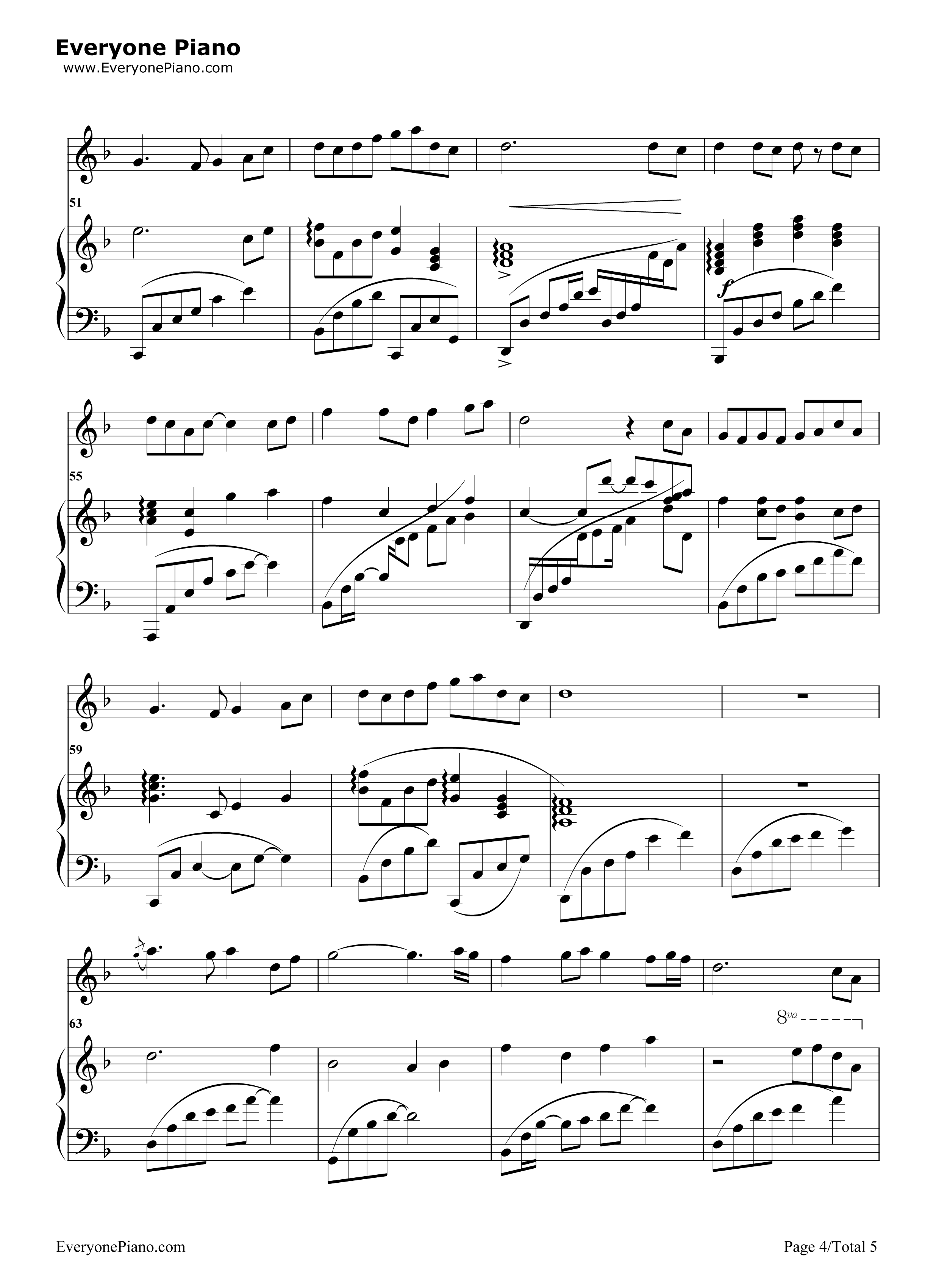 绿野仙踪钢琴谱-陈悦 马克4