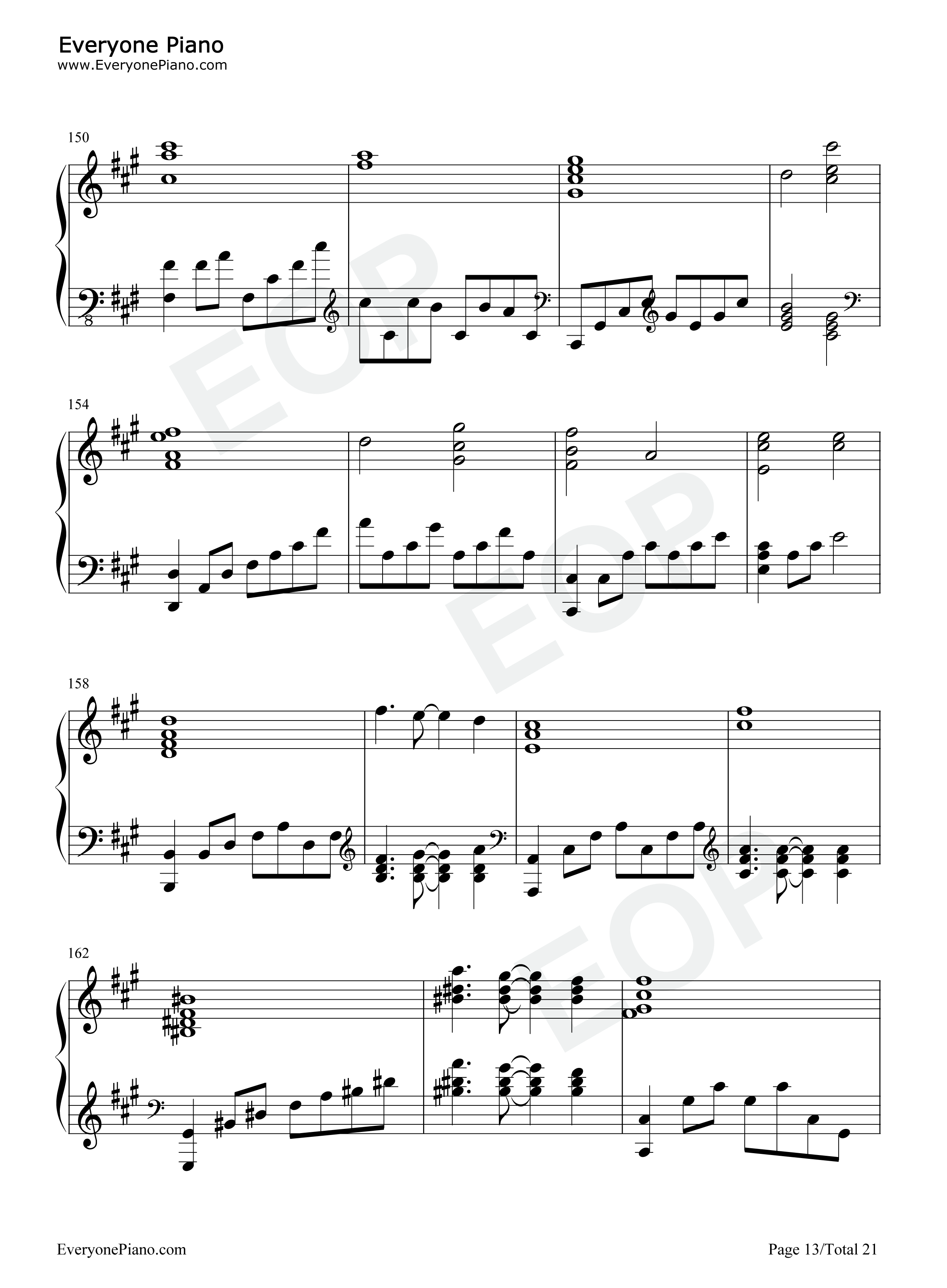Leap of faith钢琴谱-fripSide13
