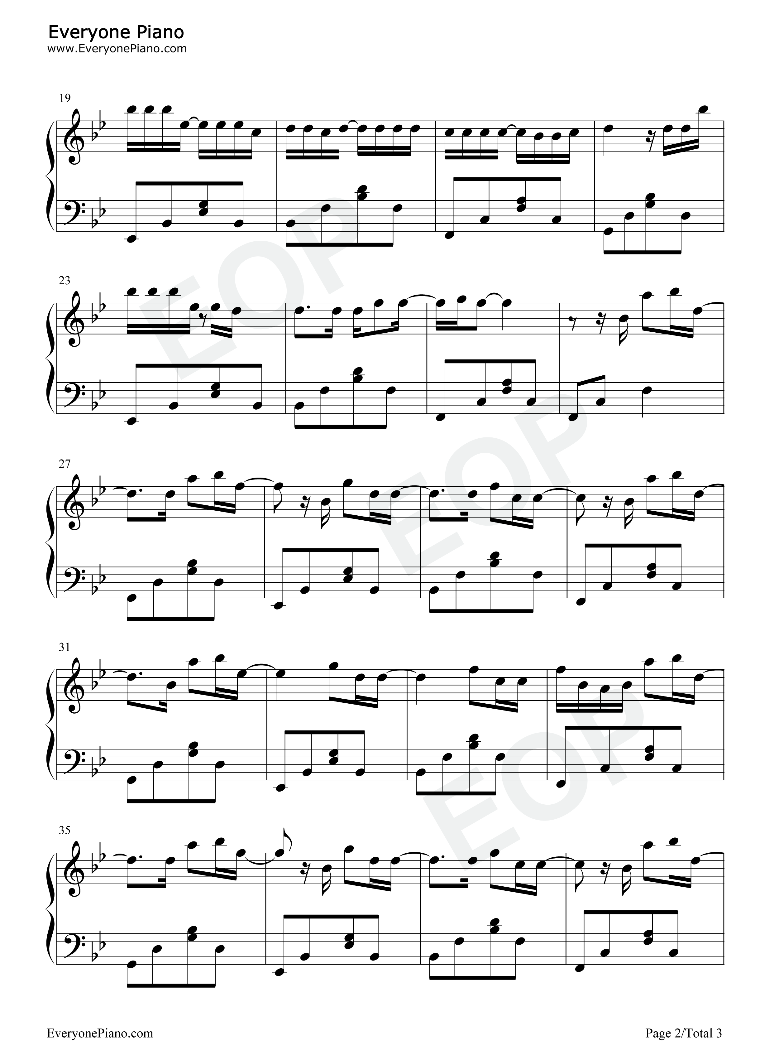 化作烟火为你坠落钢琴谱-袁小葳 阿辰2