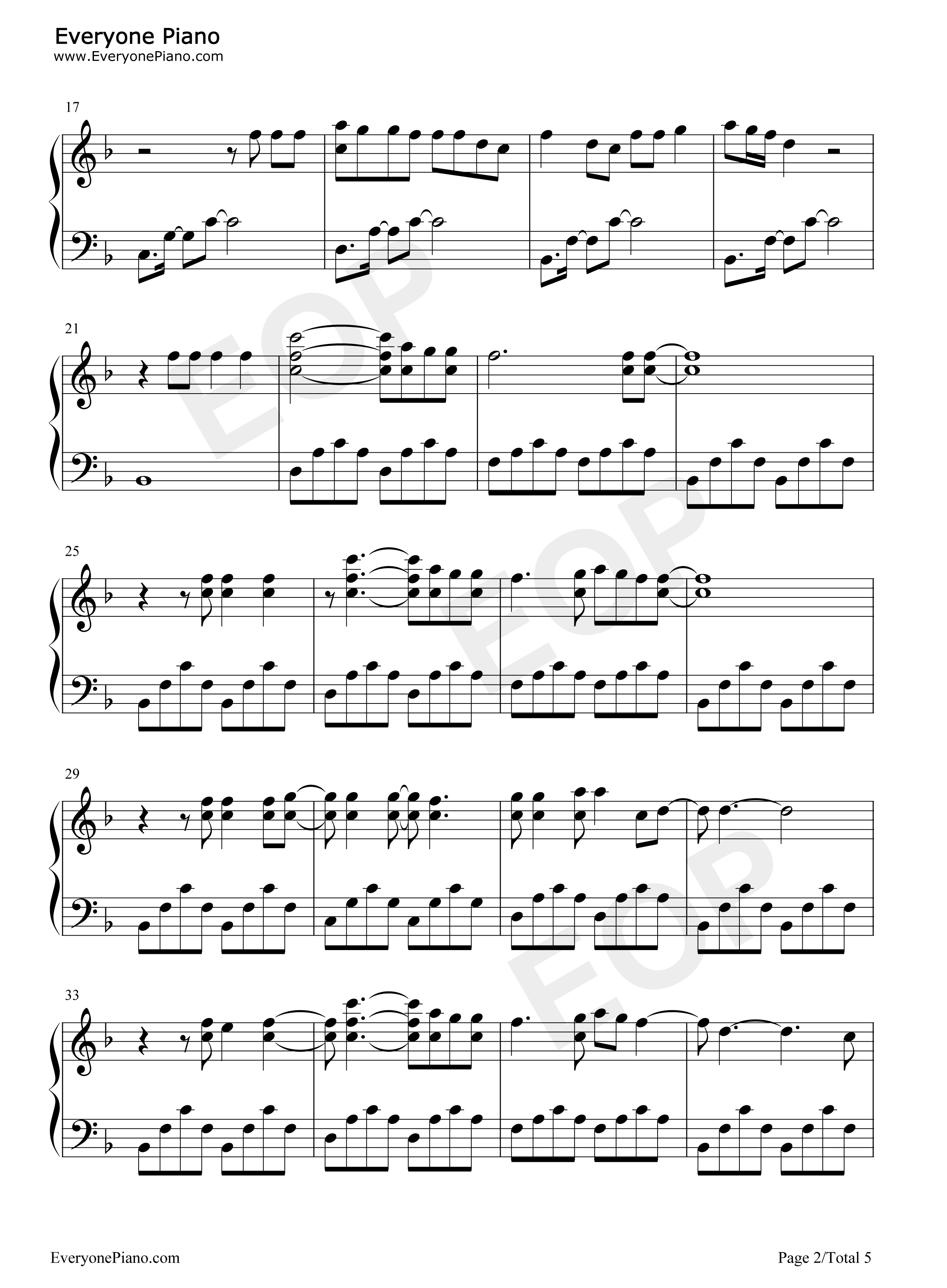 Beating Heart钢琴谱-Ellie Goulding2