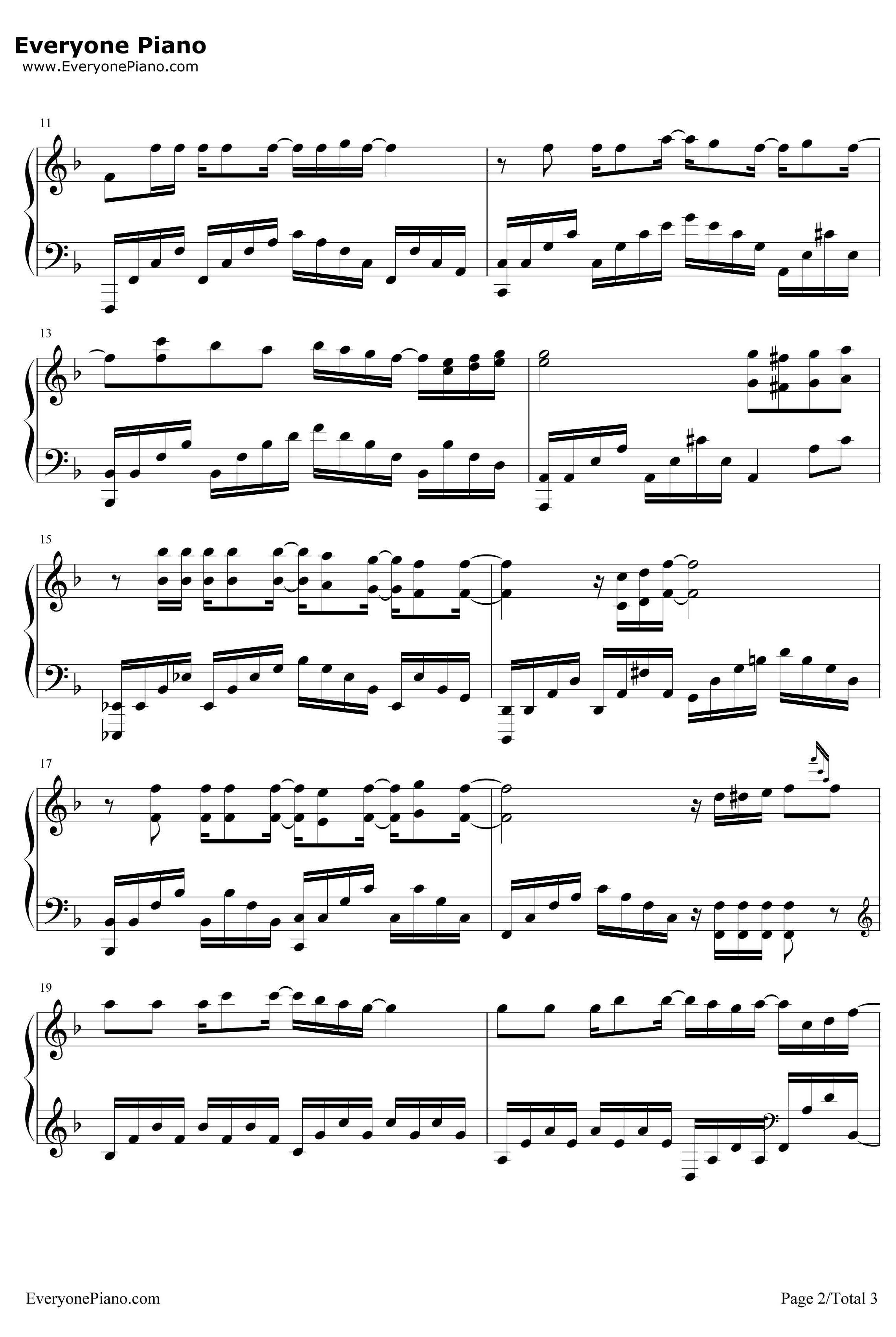 Step by Step Up钢琴谱-Fourfolium-NEWGAMEOP2