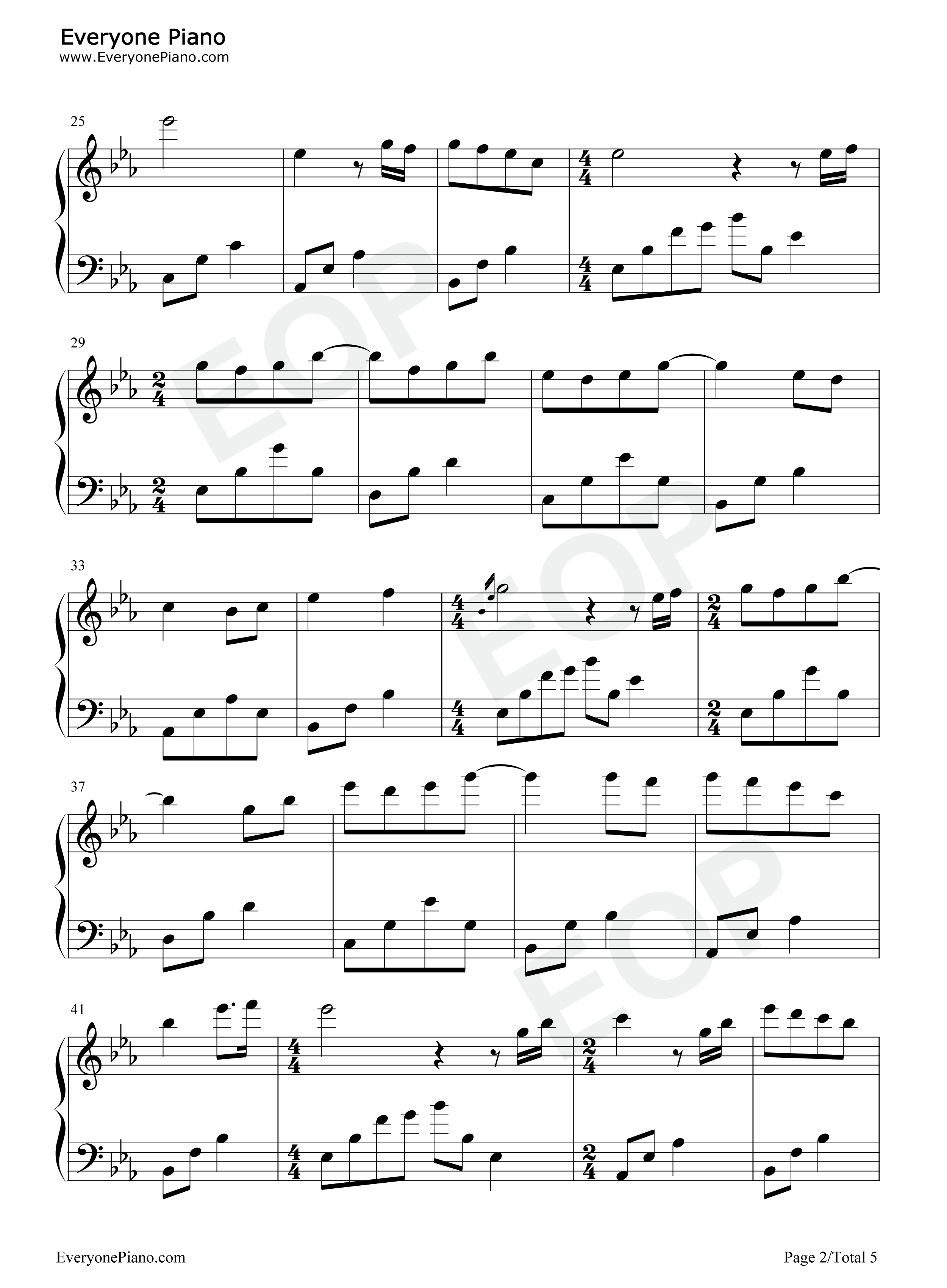 夜的钢琴曲 15钢琴谱-石进2