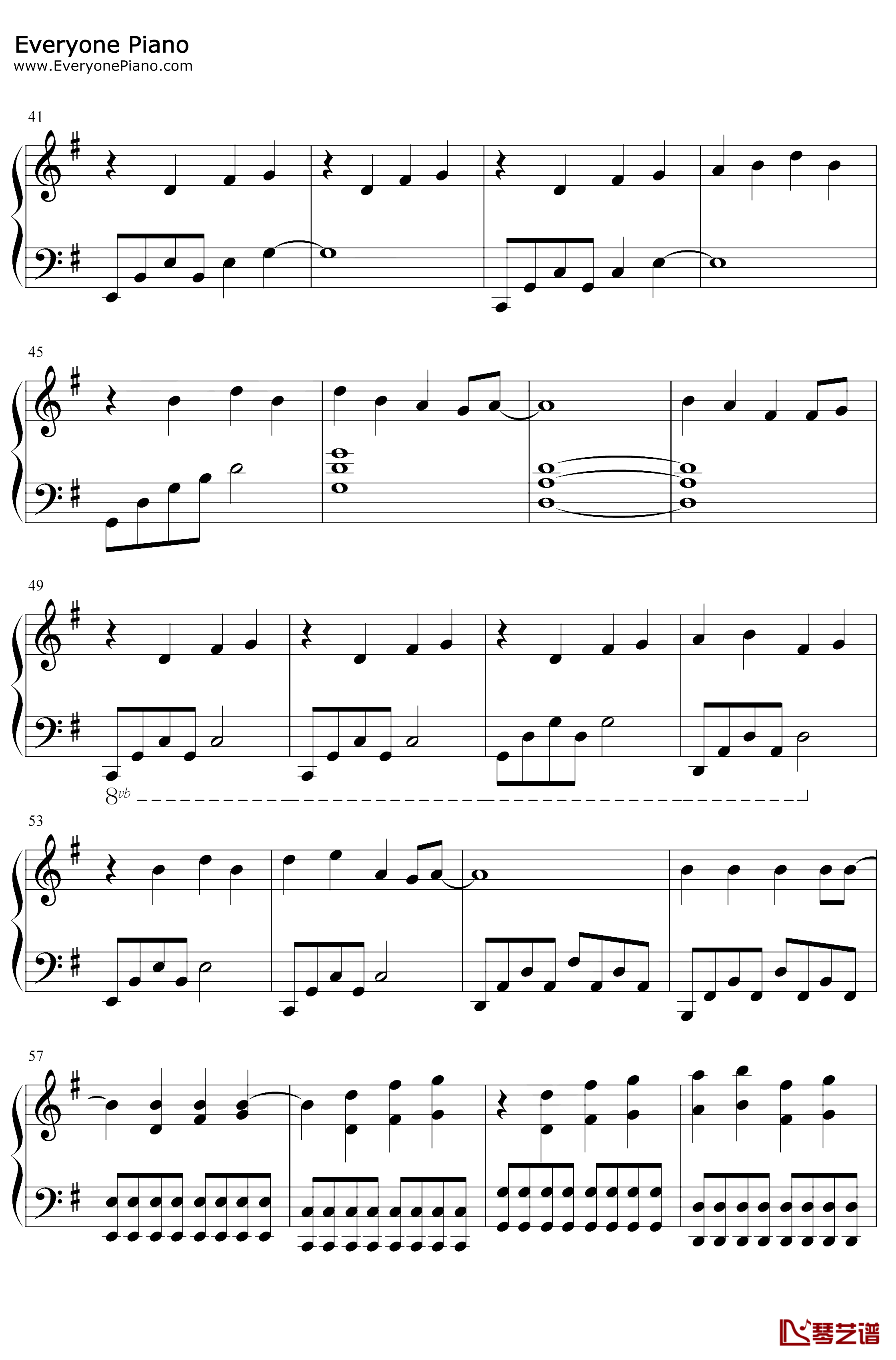 Love Is Gone钢琴谱-Slander Dylan Matthew-抖音热歌3