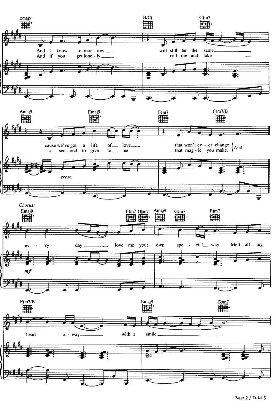Always and Forever钢琴谱-LutherVandross2