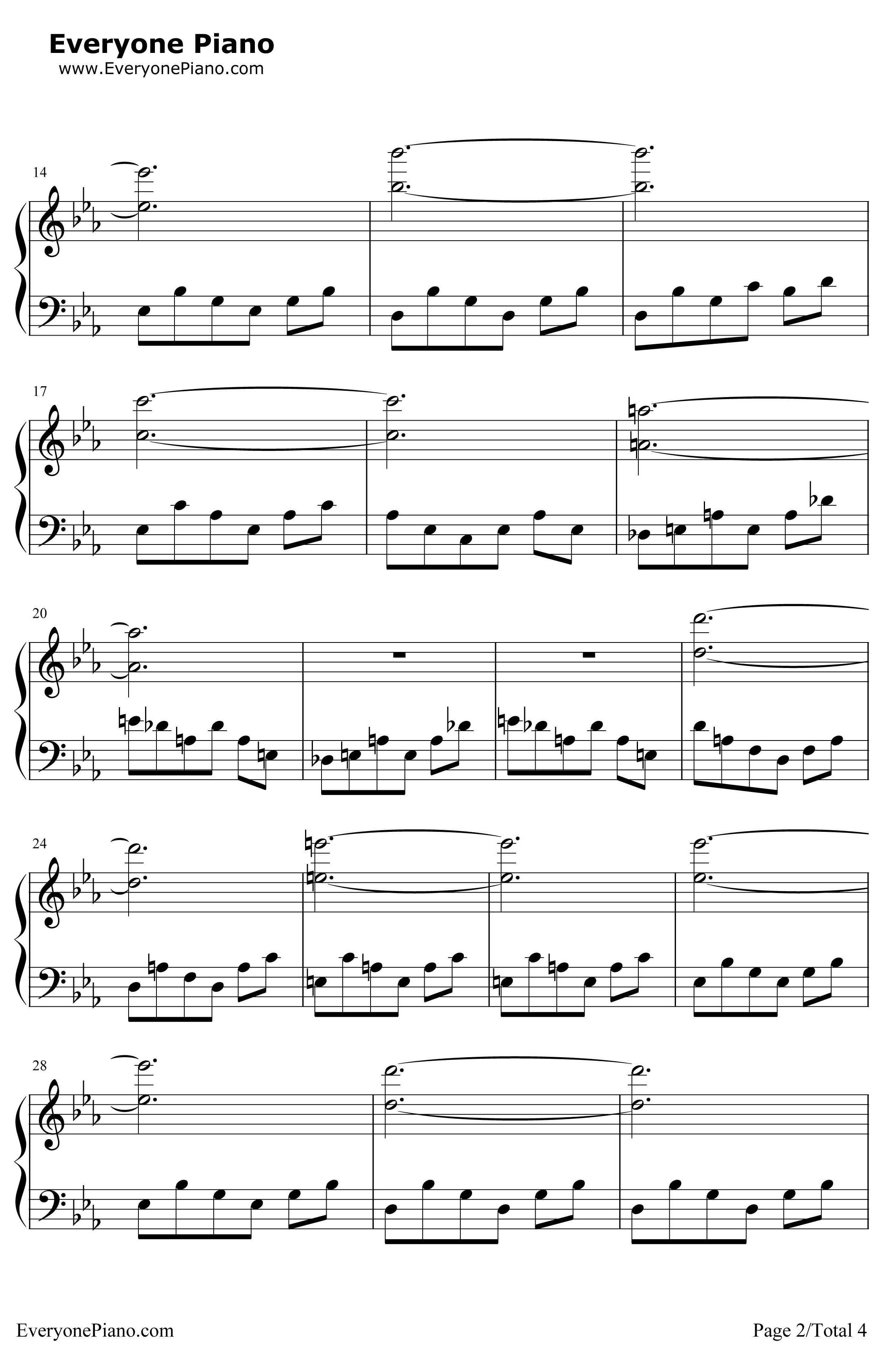 TheHandsDealt钢琴谱-MichaelGiacchino-电影《奇异博士》插曲2