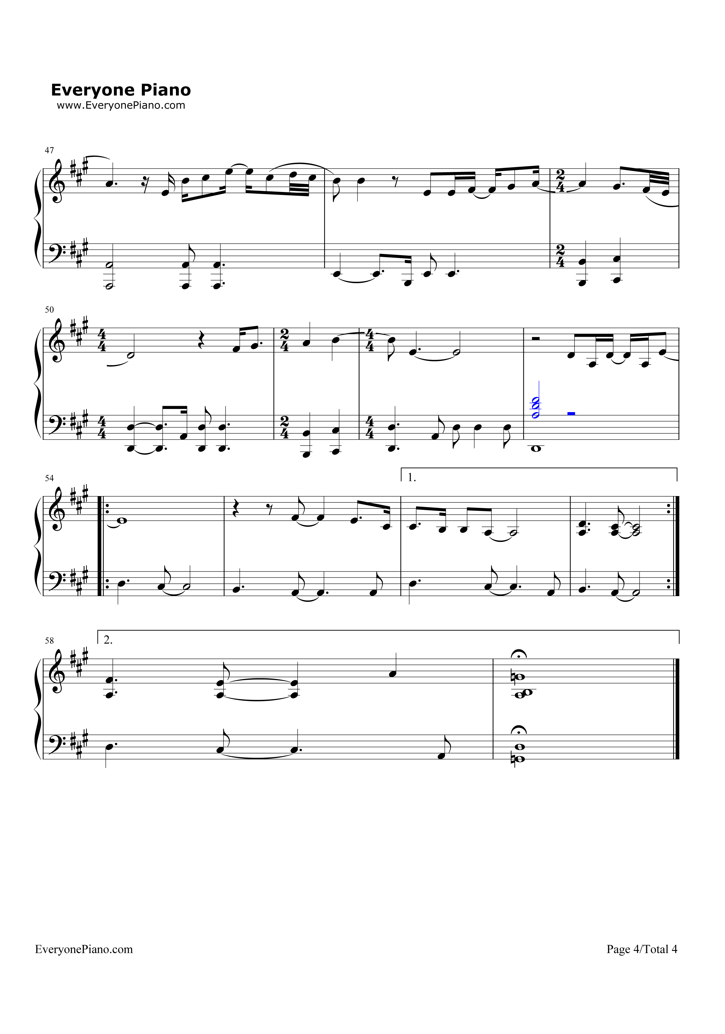 Jesus Take the Wheel钢琴谱-Carrie Underwood4