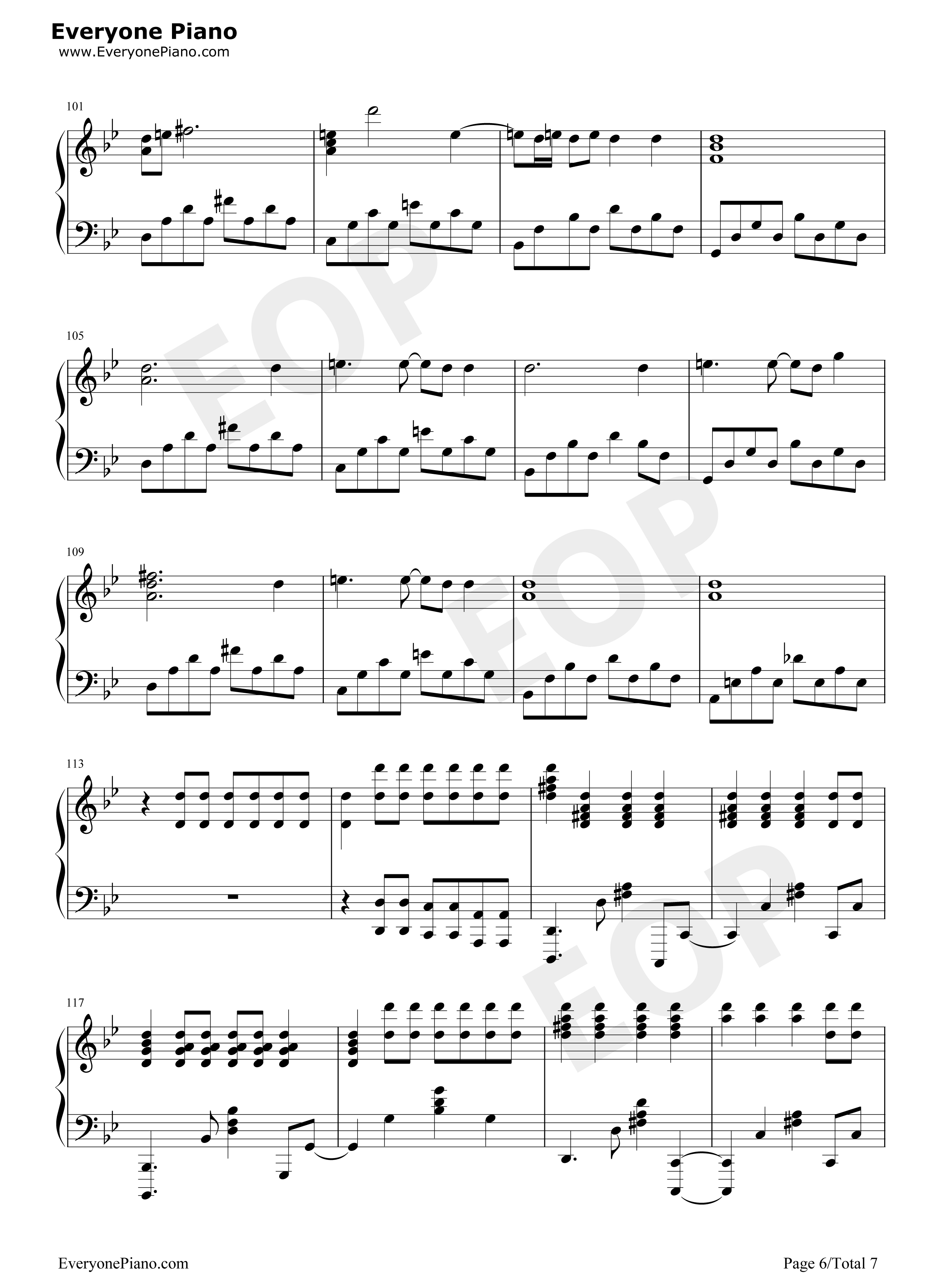 POP STARS钢琴谱-KDA6