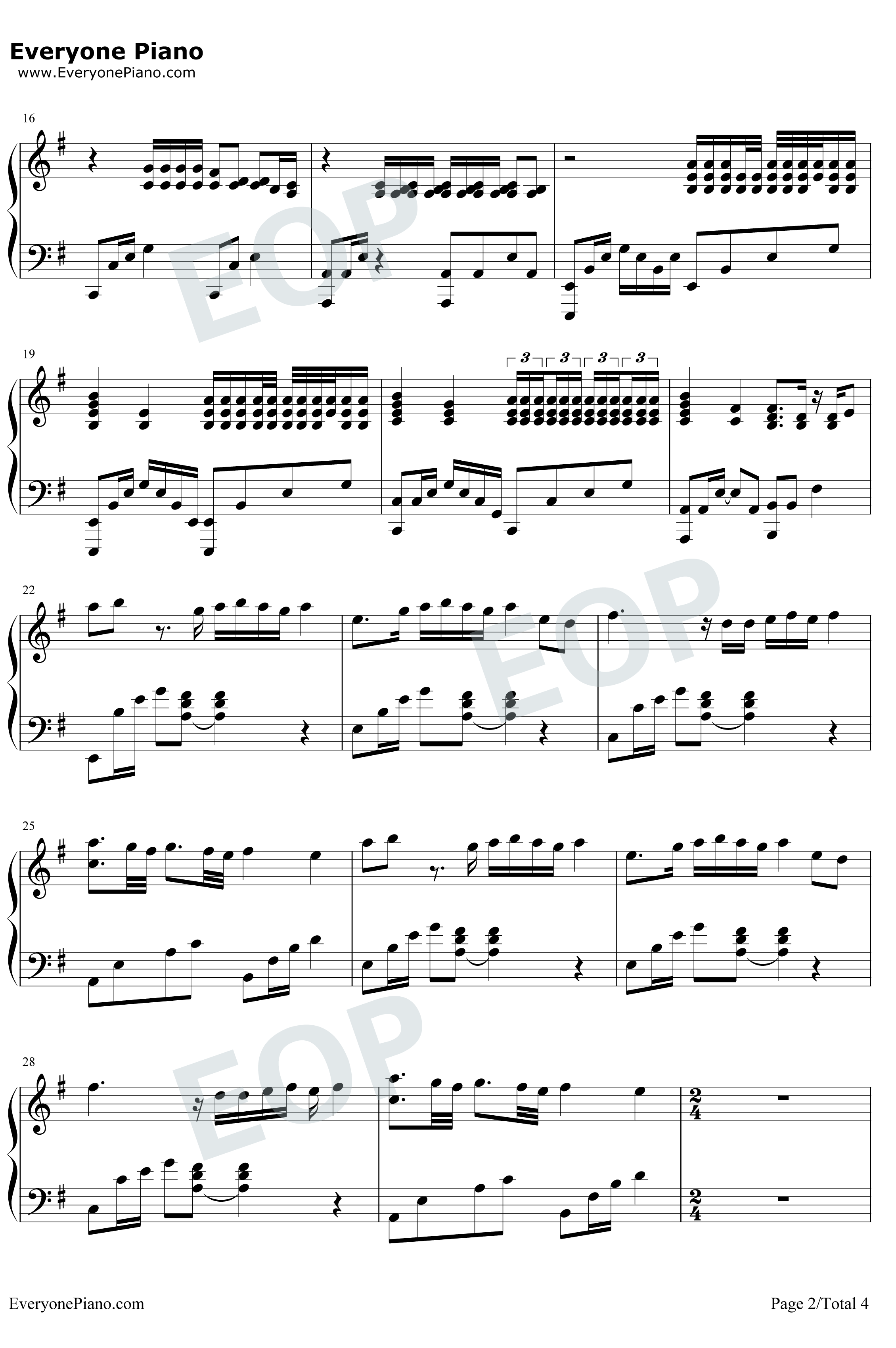 God Is a Woman钢琴谱-Ariana Grande2