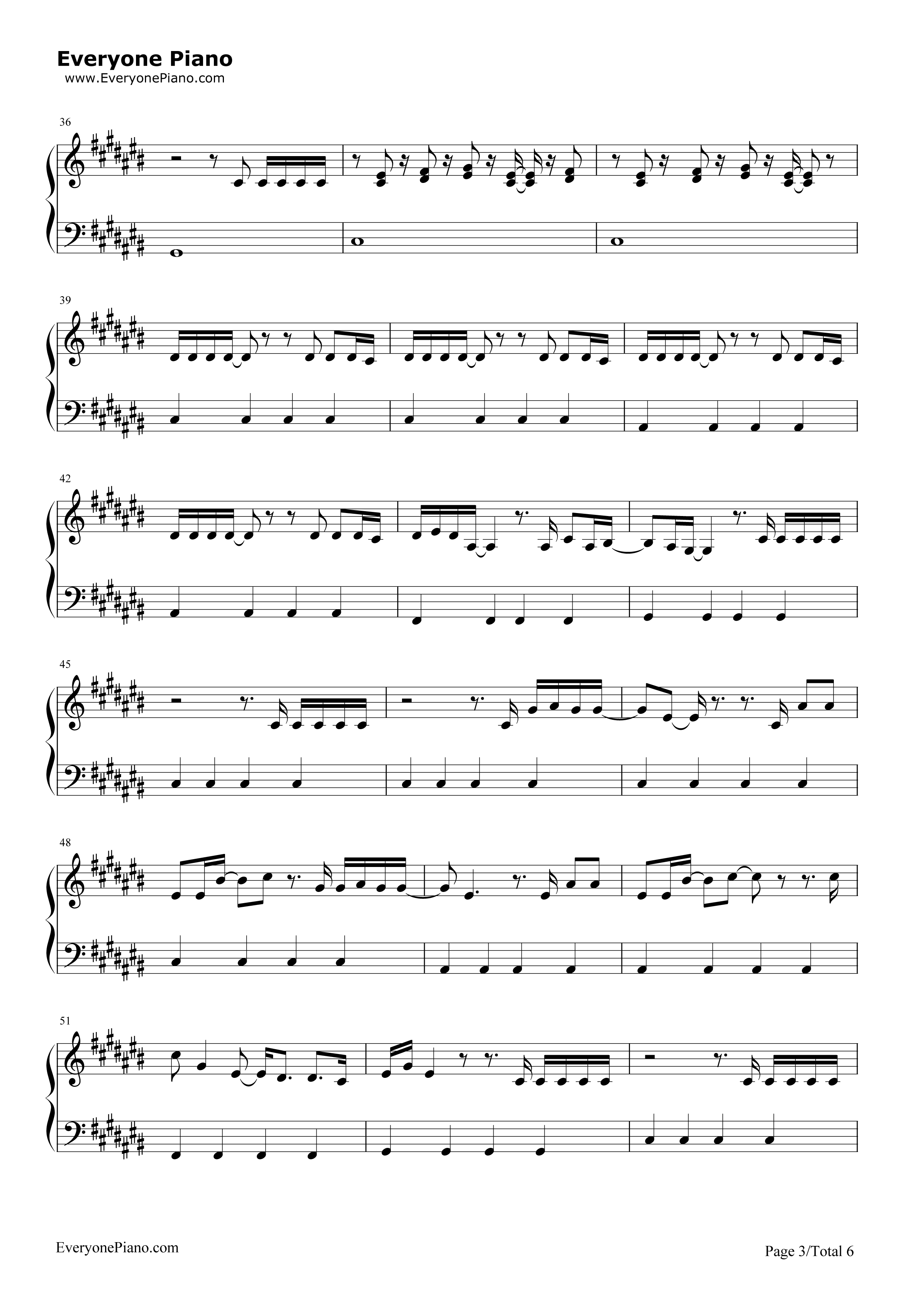 Still Falling For You钢琴谱-Ellie Goulding3