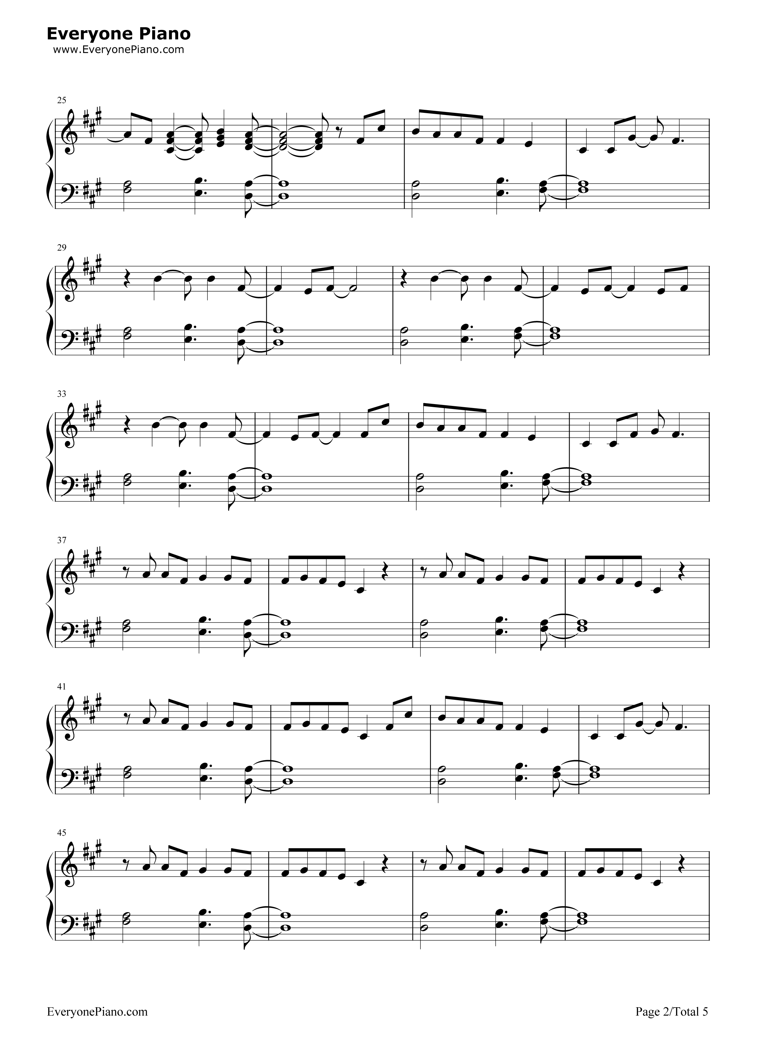 Find You钢琴谱-Nick Jonas2